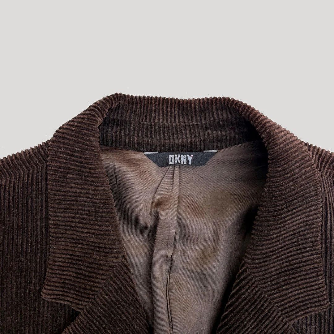 DKNY DKNY 1990 90s Vintage USA NYC Designer Men Corduroy Blazer Size 42R - 5 Thumbnail
