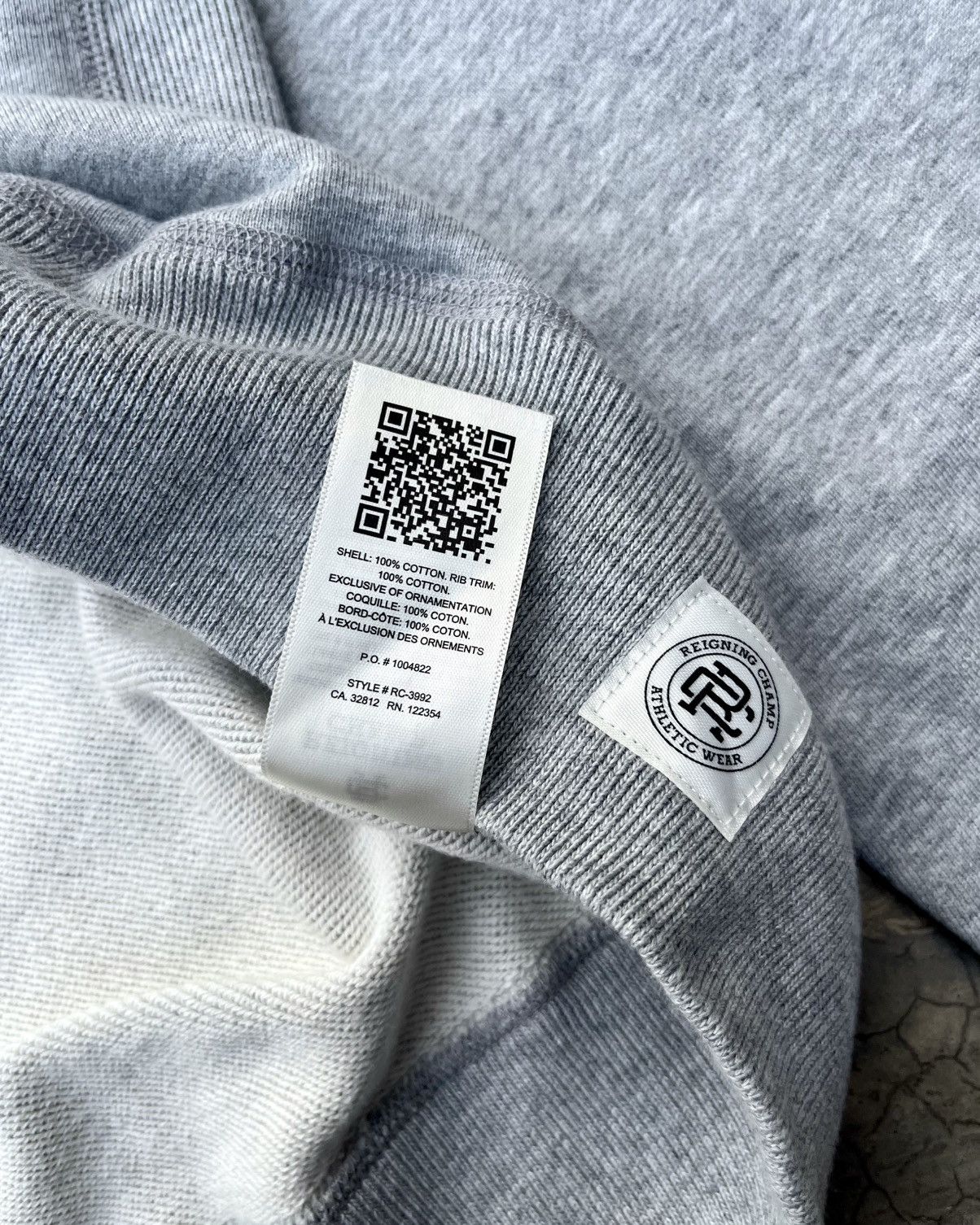 Midweight Terry Crewneck in Gray, Men's — image 6 of 6