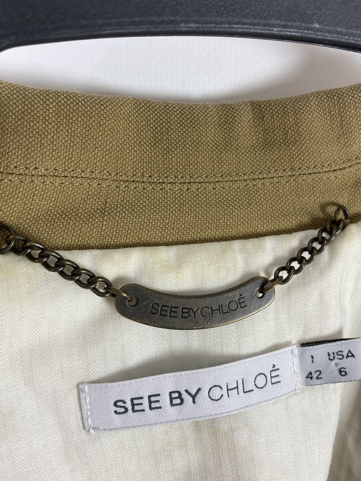 See by Chloe See by Chloe Beige Blazer Jacket Size M / US 6-8 / IT 42-44 - 5 Thumbnail