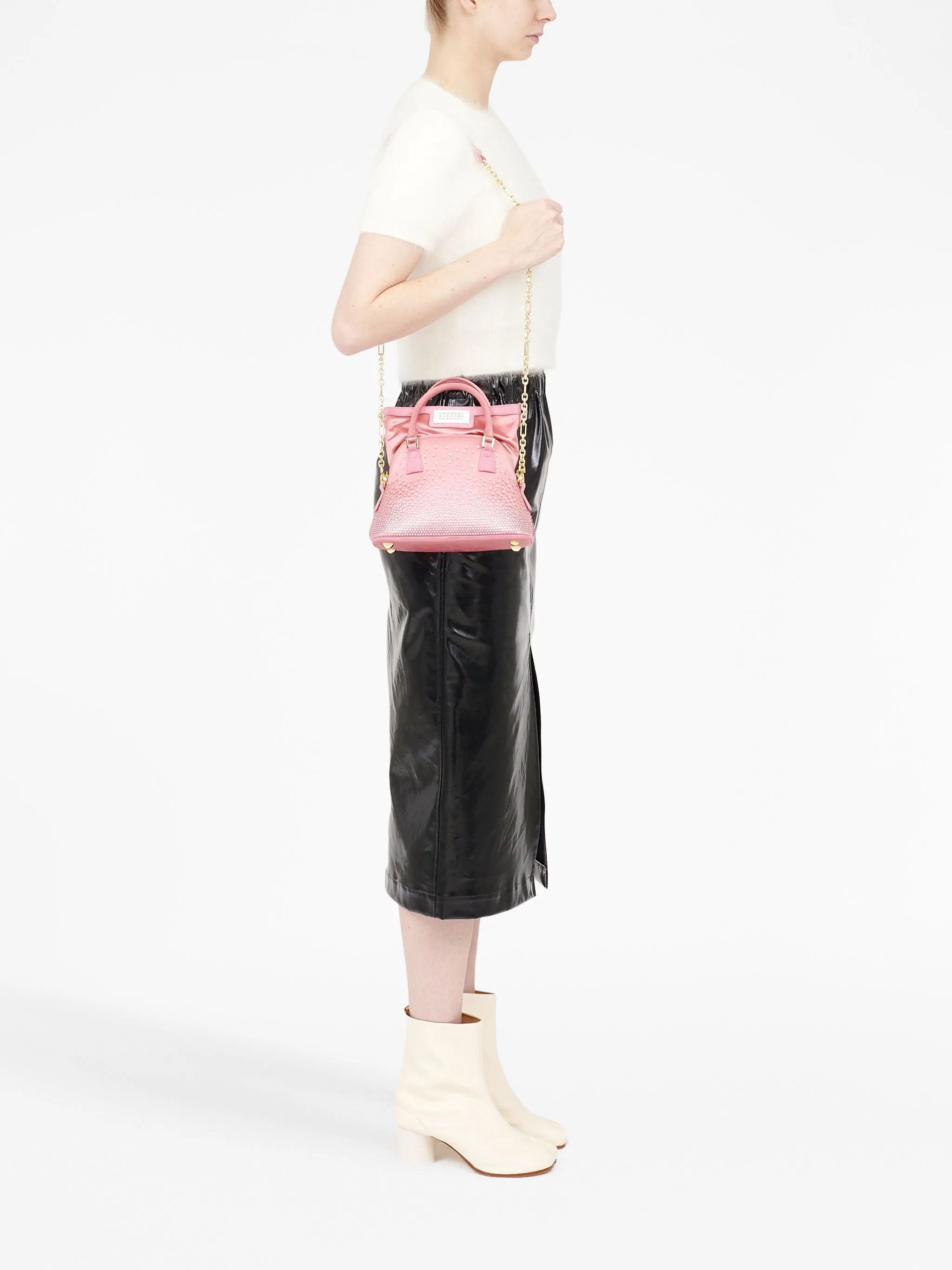 Maison Margiela oc11z0325 Size: OS / Cinema Inferno Shoulder Bag in Pink Size ONE SIZE - 2 Thumbnail