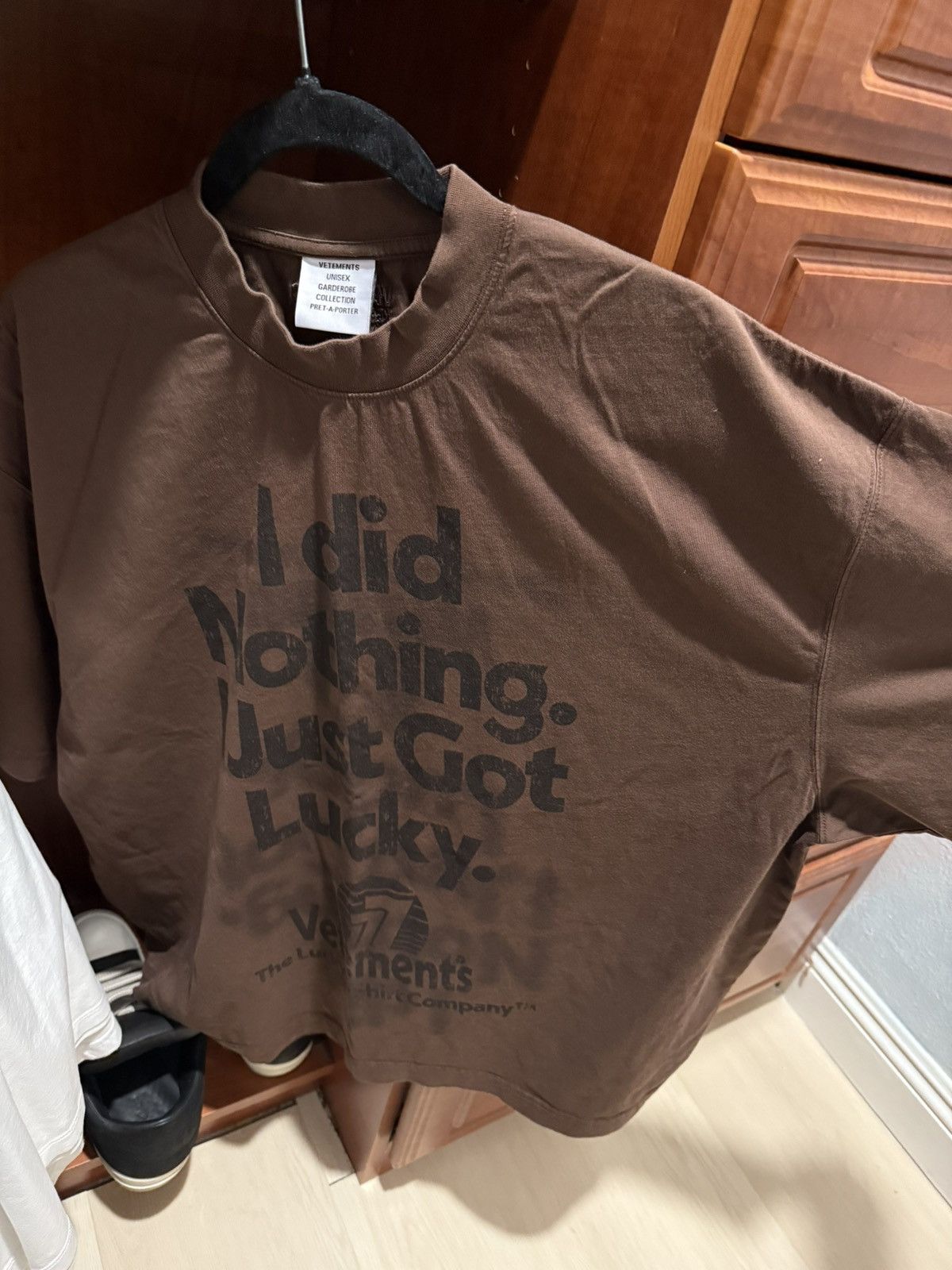 Travis Scott × Vetements VETEMENTS Travis Scott I got lucky t shirt Size US M / EU 48-50 / 2 - 1 Thumbnail