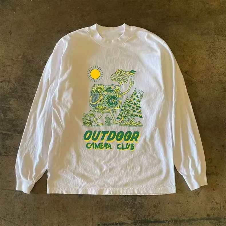 Japanese Brand White retro fun camera print long-sleeved t-shirt Size US M / EU 48-50 / 2 - 1 Thumbnail