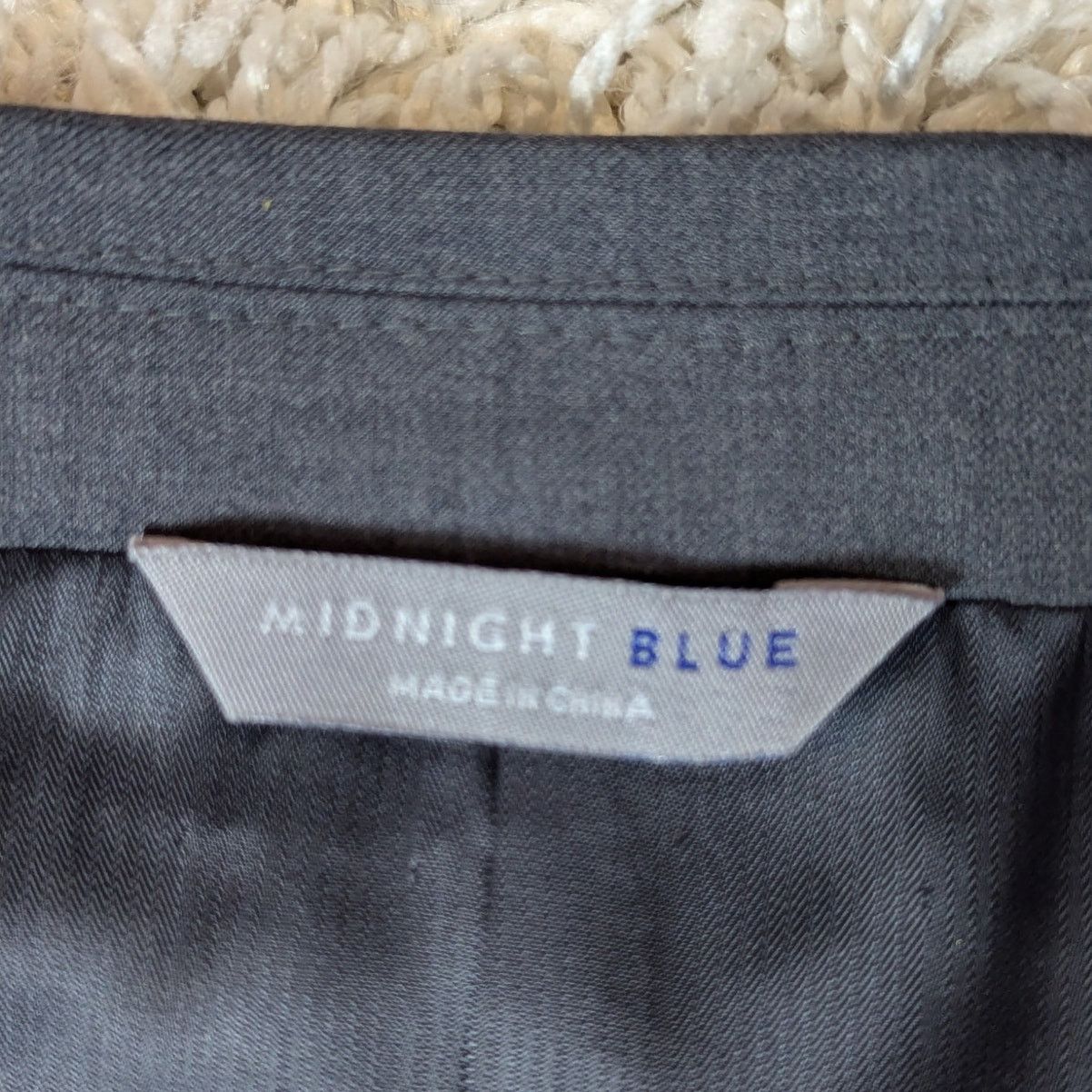 Other Emilio Ciro Midnight Blue Blazer Suit Jacket Blue Gray Size 48L - 3 Thumbnail