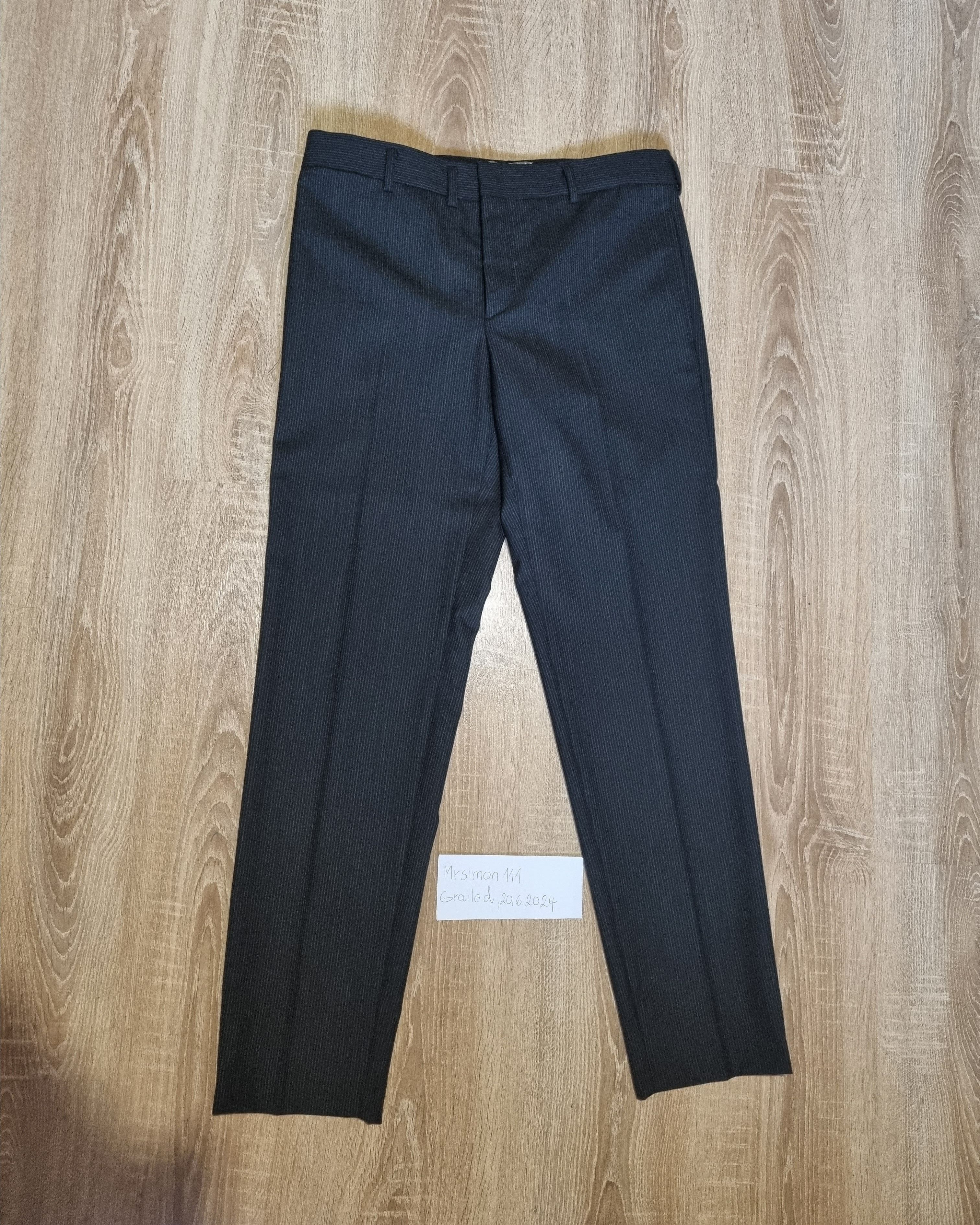 Saint Laurent Paris Saint Laurent wool trousers pants Size 46R - 1 Thumbnail
