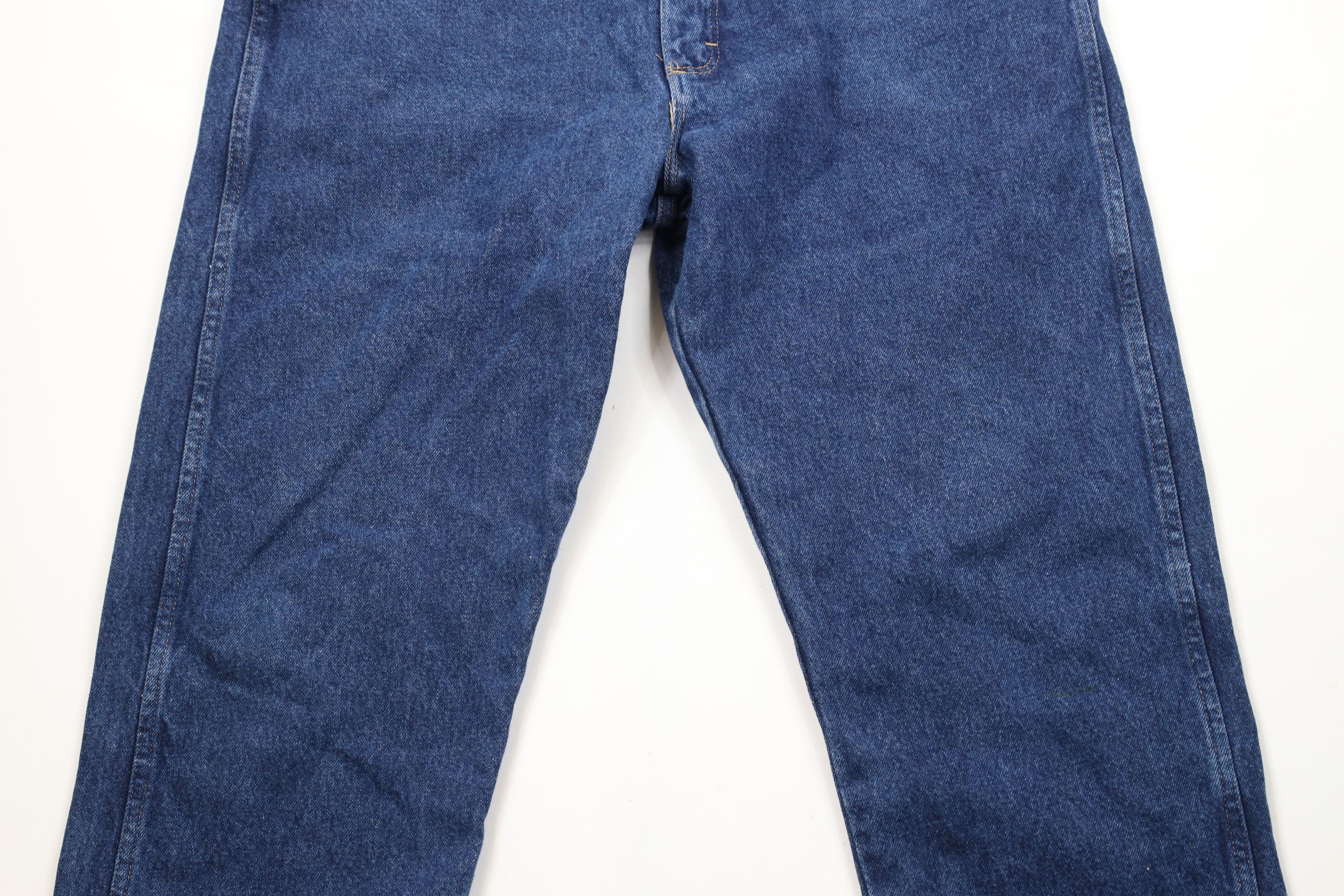 Cabelas × Vintage Vintage Cabelas Heavyweight Flannel Lined Denim Jeans Blue Size US 36 / EU 52 - 4 Thumbnail