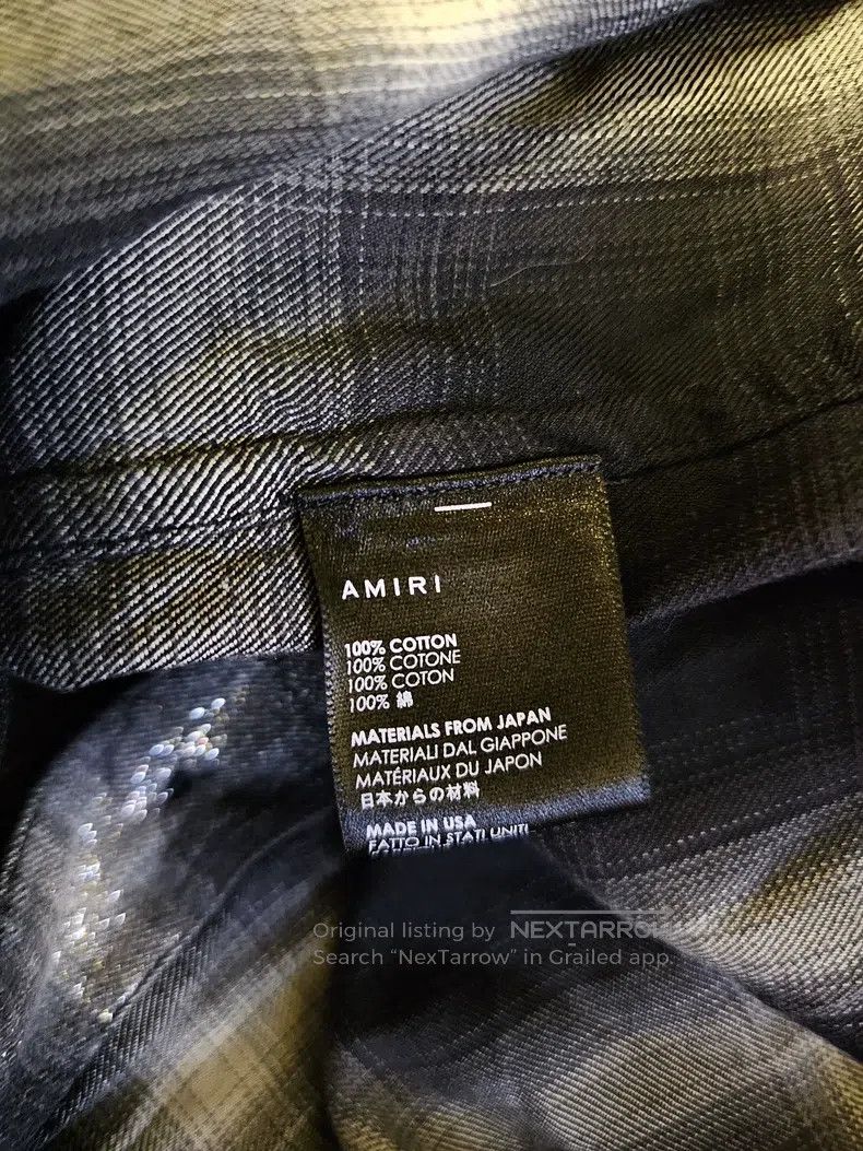 Amiri Amiri Size S Plaid shirt Size US S / EU 44-46 / 1 - 7 Thumbnail
