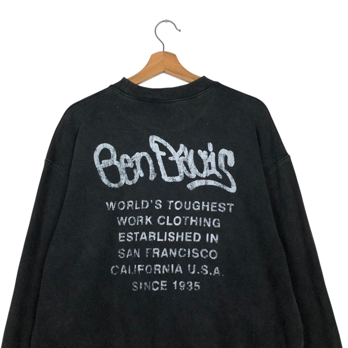 Japanese Brand 📌Vintage Sweatshirt Crewneck Ben Davis Big Logo Punk Style Size US M / EU 48-50 / 2 - 10 Thumbnail