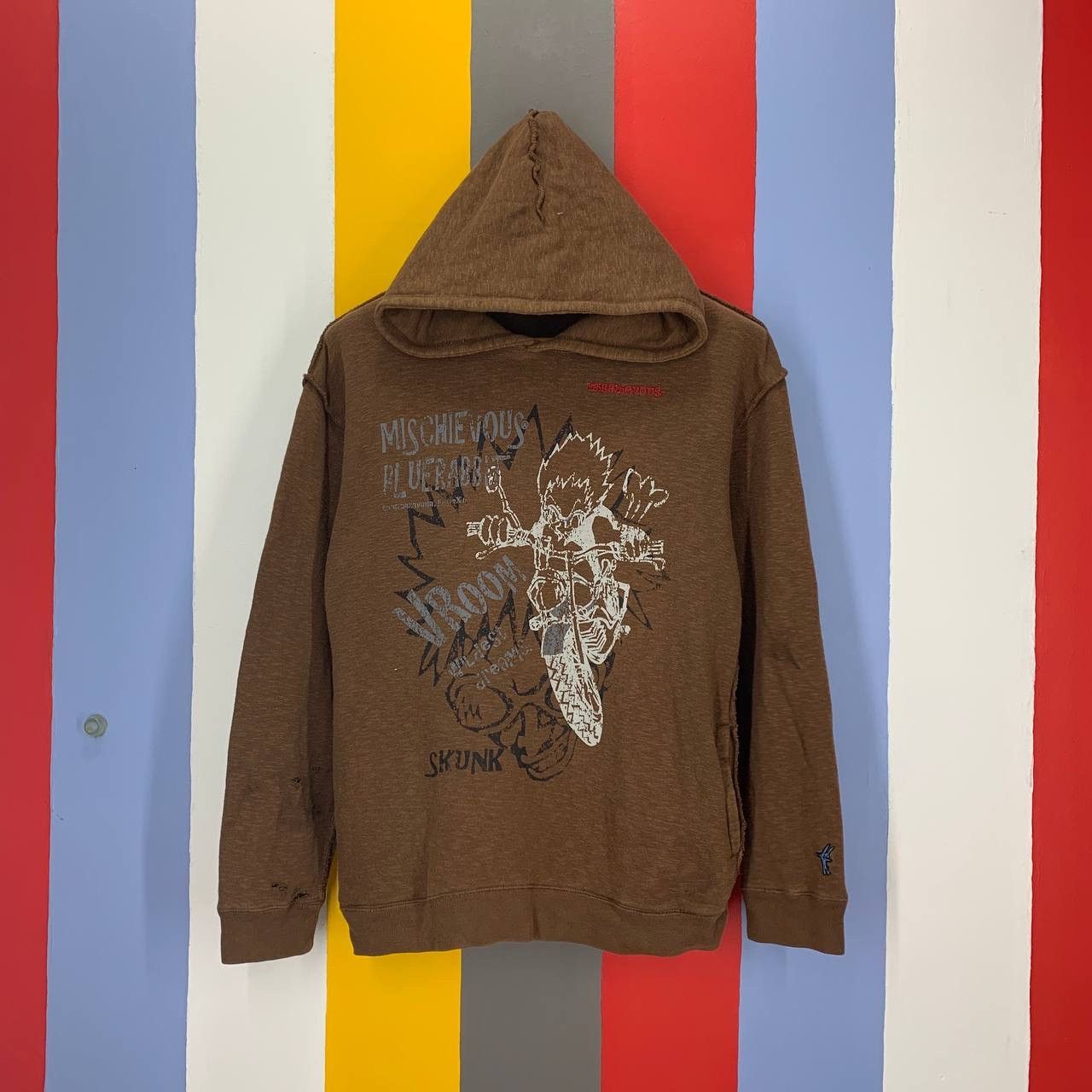 Japanese Brand MISCHIEVOUS Hoodie Pullover #2081/14 Size US S / EU 44-46 / 1 - 1 Thumbnail