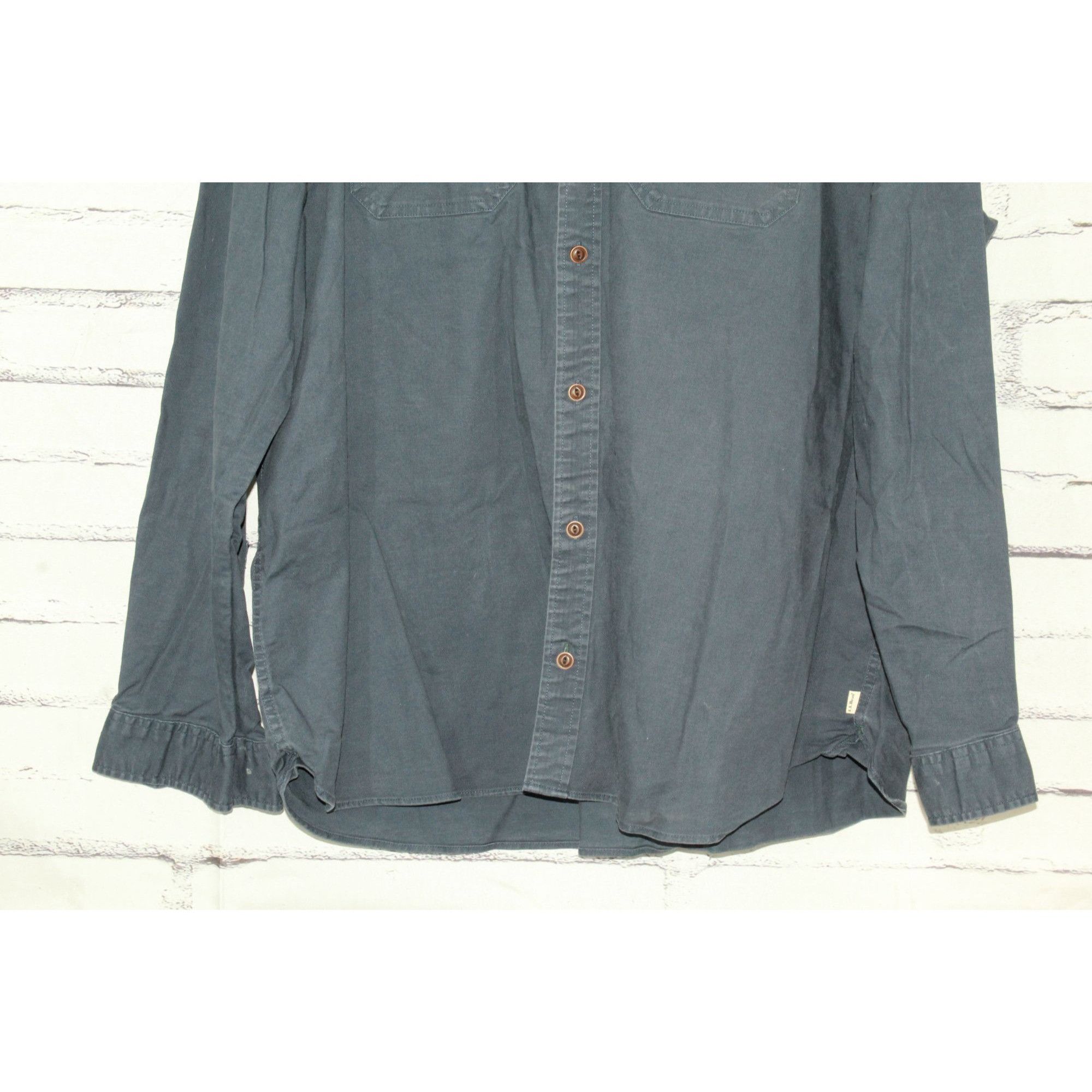 L.L. Bean LL Bean Men's BeanFlex Twill Shirt Traditional Untucked Fit Size US XXL / EU 58 / 5 - 4 Thumbnail