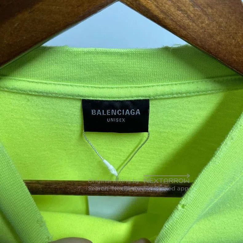 Balenciaga Balenciaga Printed Logo Short Sleeve. Size US XS / EU 42 / 0 - 3 Thumbnail
