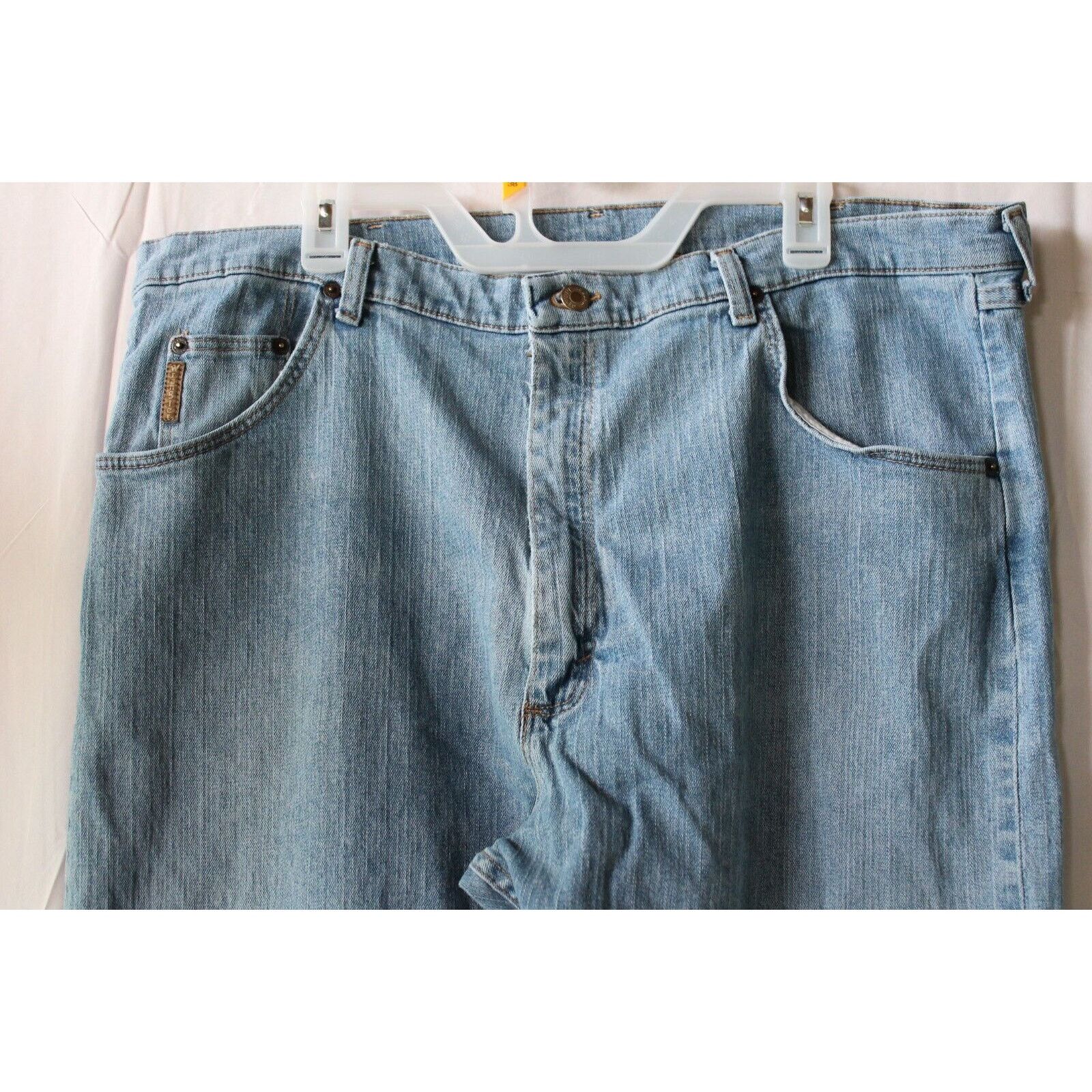 Wrangler WRANGLER Mens 42x32 MGW80AB Straight Jeans-Distressed Size US 42 / EU 58 - 4 Thumbnail