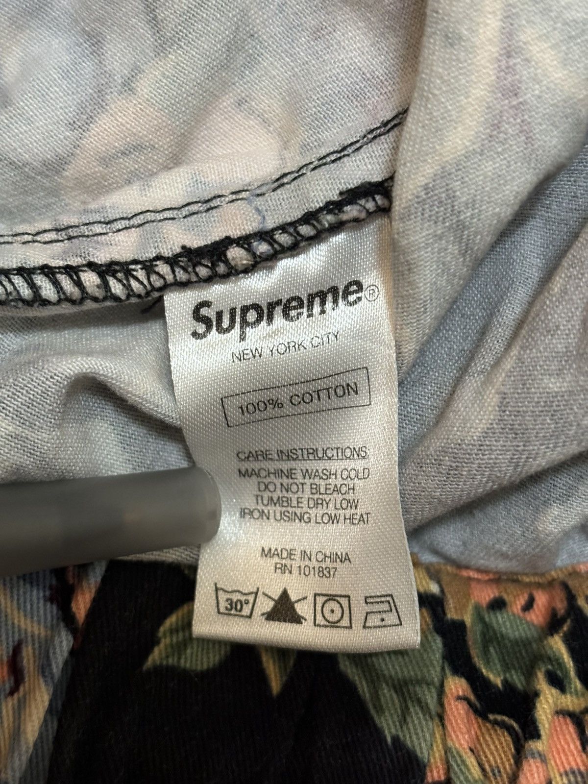 Supreme rare like new FW 2014 Supreme Floral Flower black pants Size US 30 / EU 46 - 19 Thumbnail