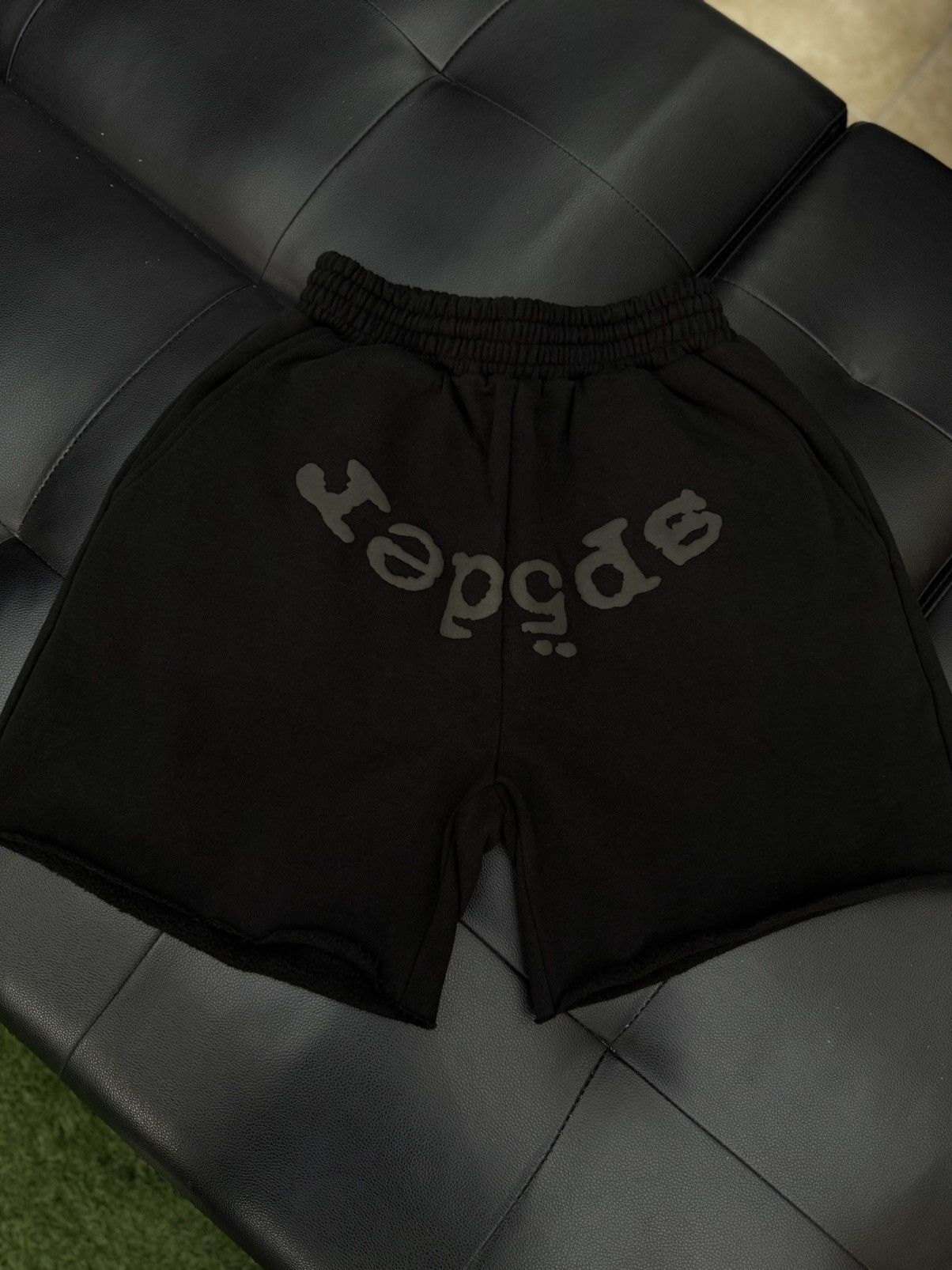 Sp5der Sp5der Worldwide Black Phantom Shorts Size XS Size US 29 - 1 Thumbnail
