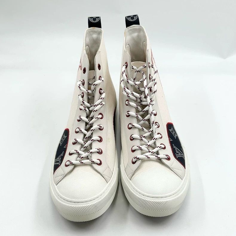 Louis Vuitton Louis Vuitton Sunflower co-branded inverted logo embroider Size US 7 / EU 40 - 3 Thumbnail