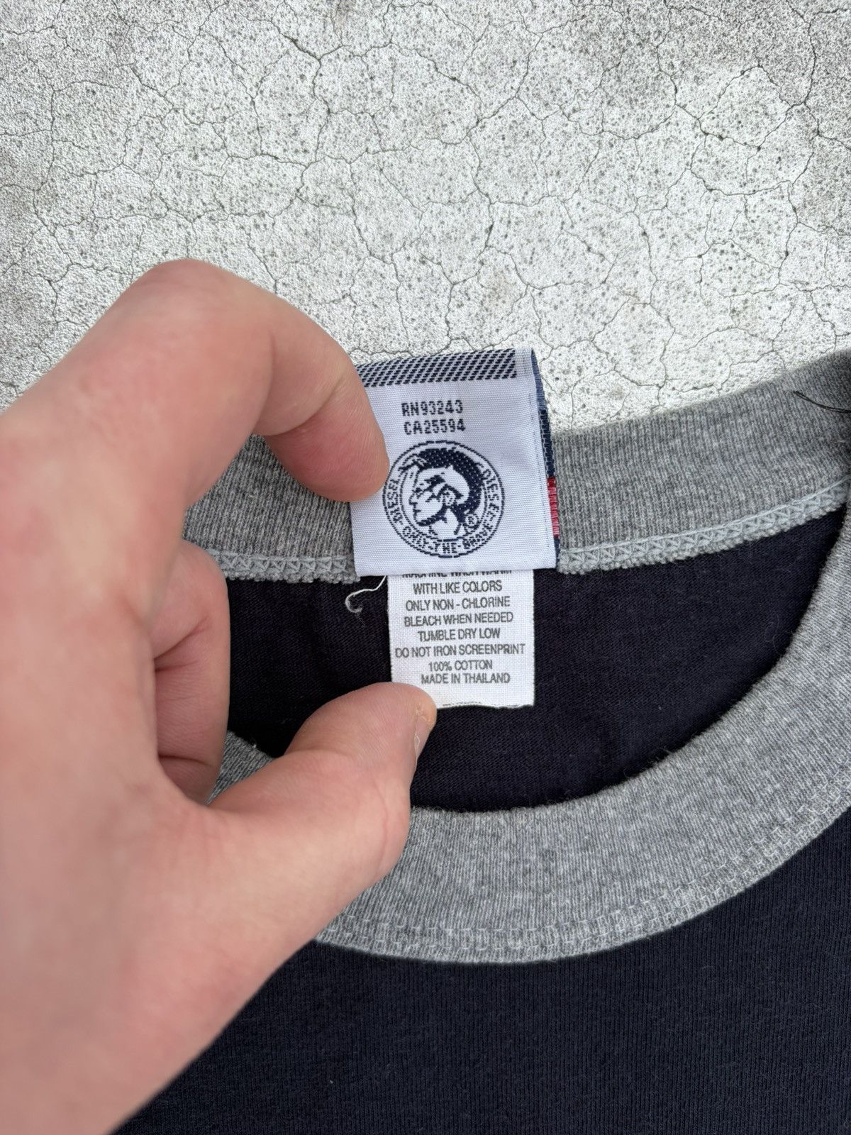 Diesel Vintage Diesel Japan Graphic ringer T shirt navy medium Size US M / EU 48-50 / 2 - 6 Thumbnail
