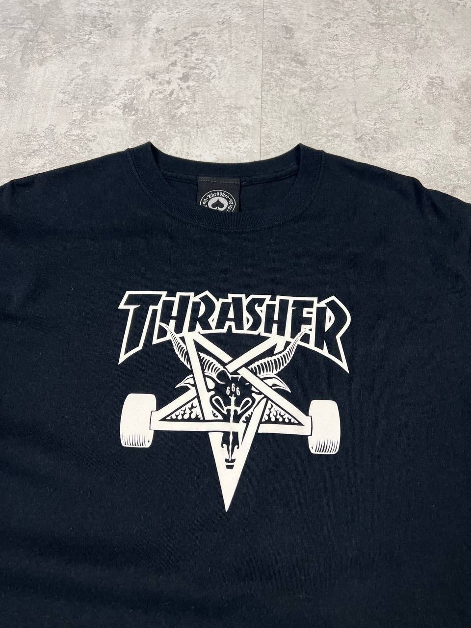 Thrasher Vintage Thrasher 666 Pentagram T shirt Big Logo Size US M / EU 48-50 / 2 - 4 Thumbnail