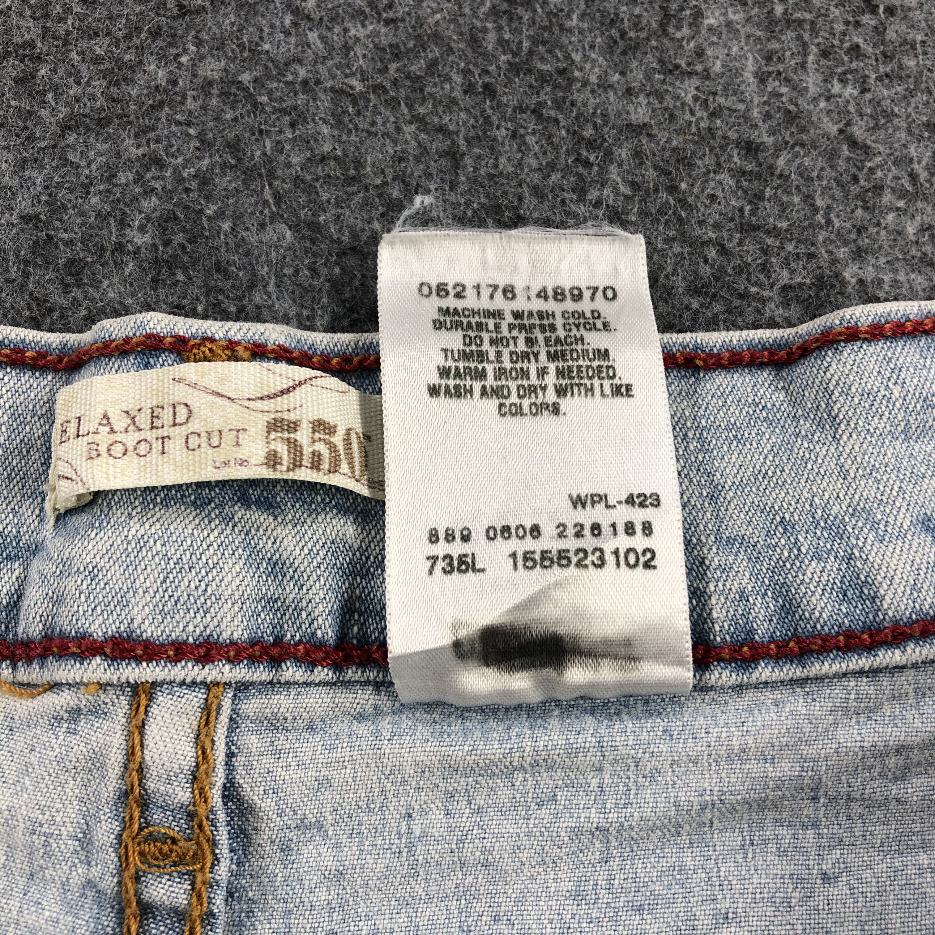 Levi's × Vintage Vintage Light Wash Levis 550 Jeans-JM1229 Size US 34 / EU 50 - 10 Thumbnail