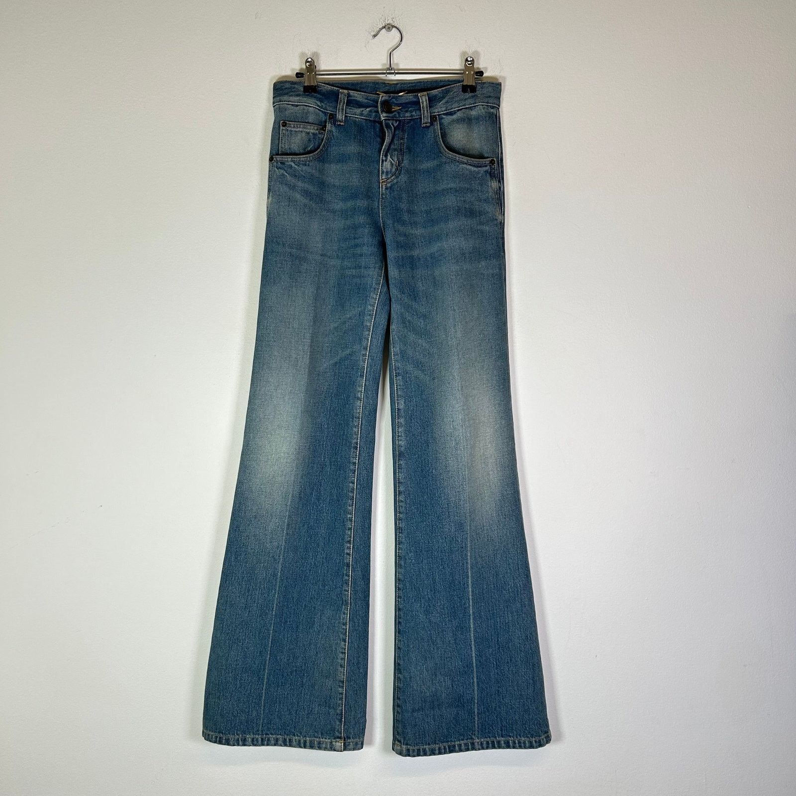 Saint Laurent Paris Saint Laurent Blue D51 Denim Size 25 Size 26" / US 2 / IT 38 - 1 Thumbnail