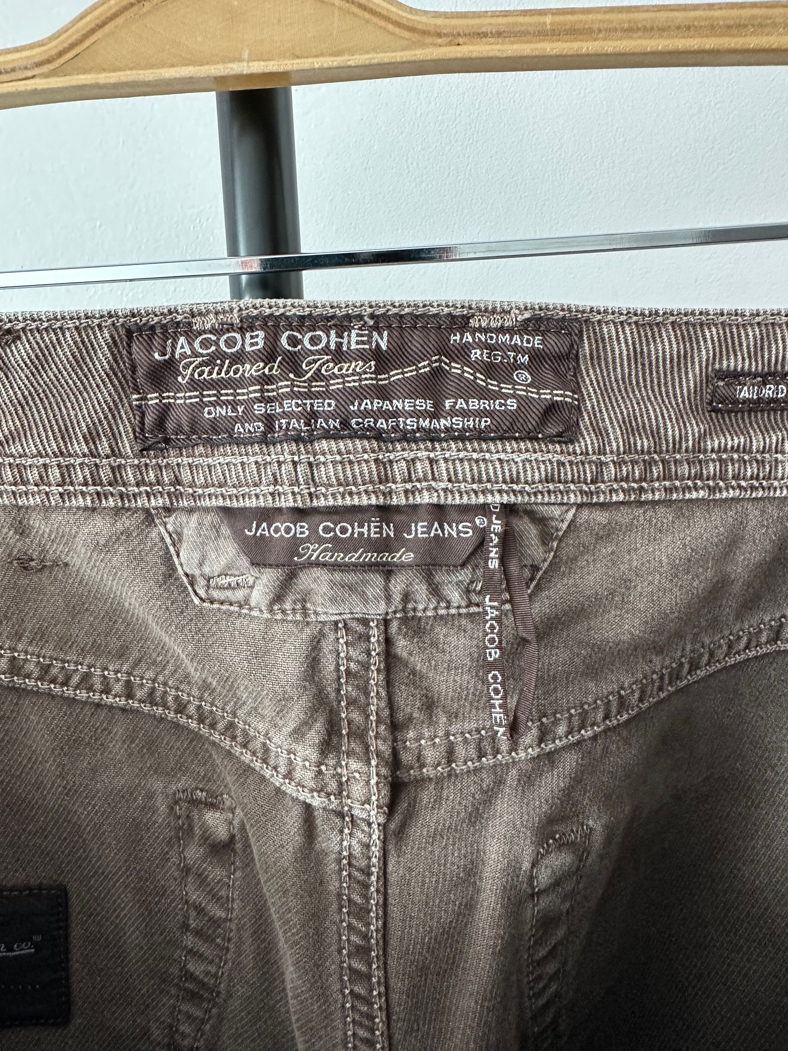 Jacob Cohen Jacob Cohen J622 Brown trousers pants Slim Fit Handmade Size US 34 / EU 50 - 13 Thumbnail