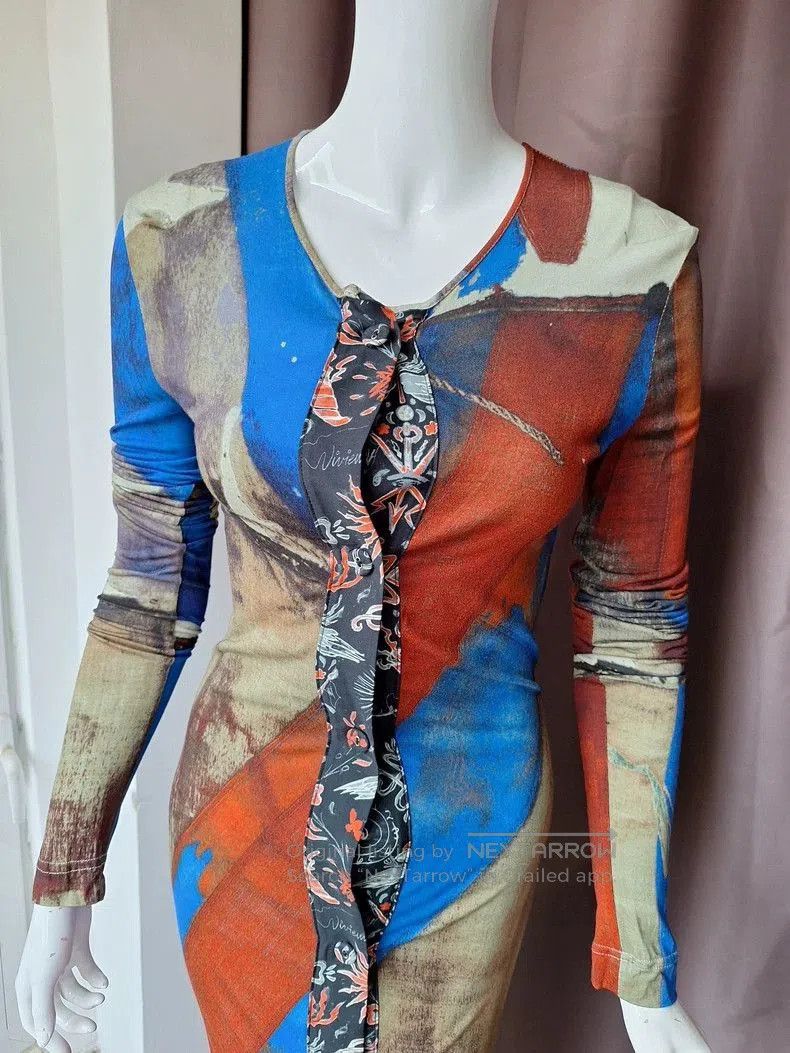 Vivienne Westwood Vivienne Westwood oil painting style dress . Size XL / US 12-14 / IT 48-50 - 7 Thumbnail