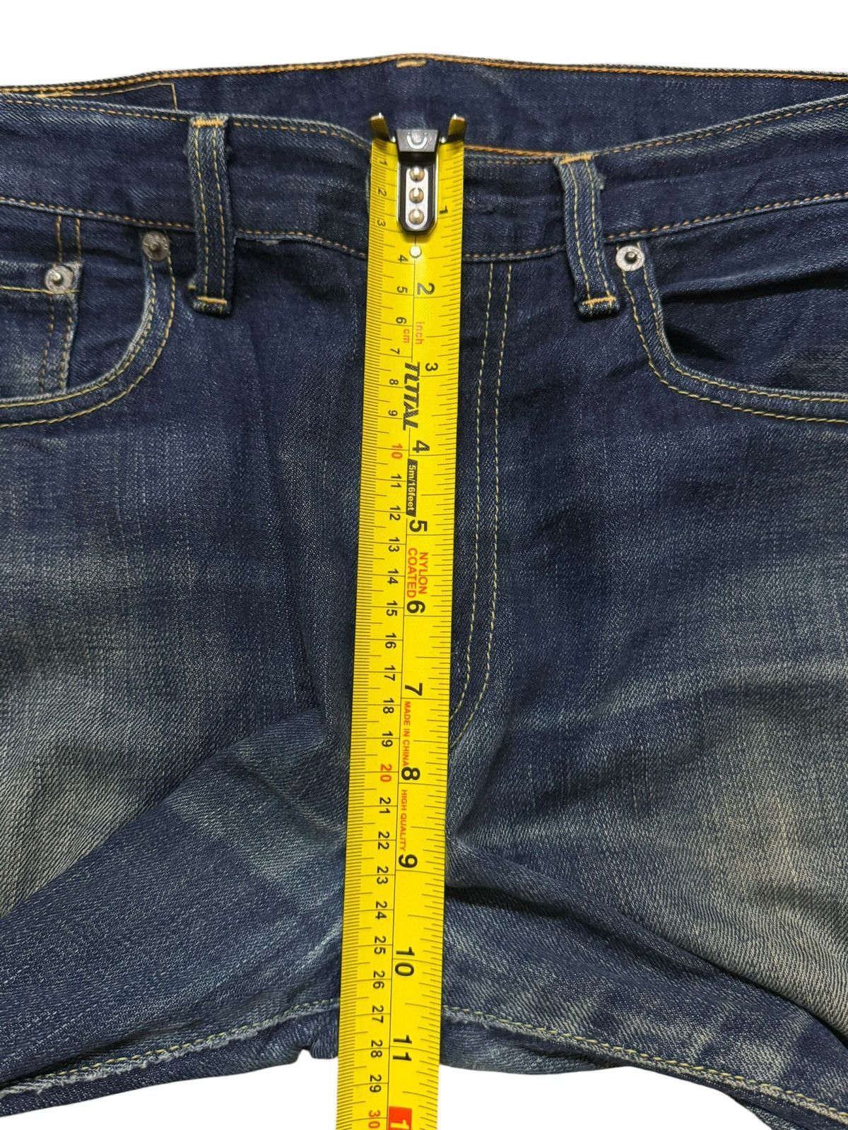 Levi's Vintage 90s Levis 505 Blue Faded Distressed Regular Straight Size US 34 / EU 50 - 12 Thumbnail