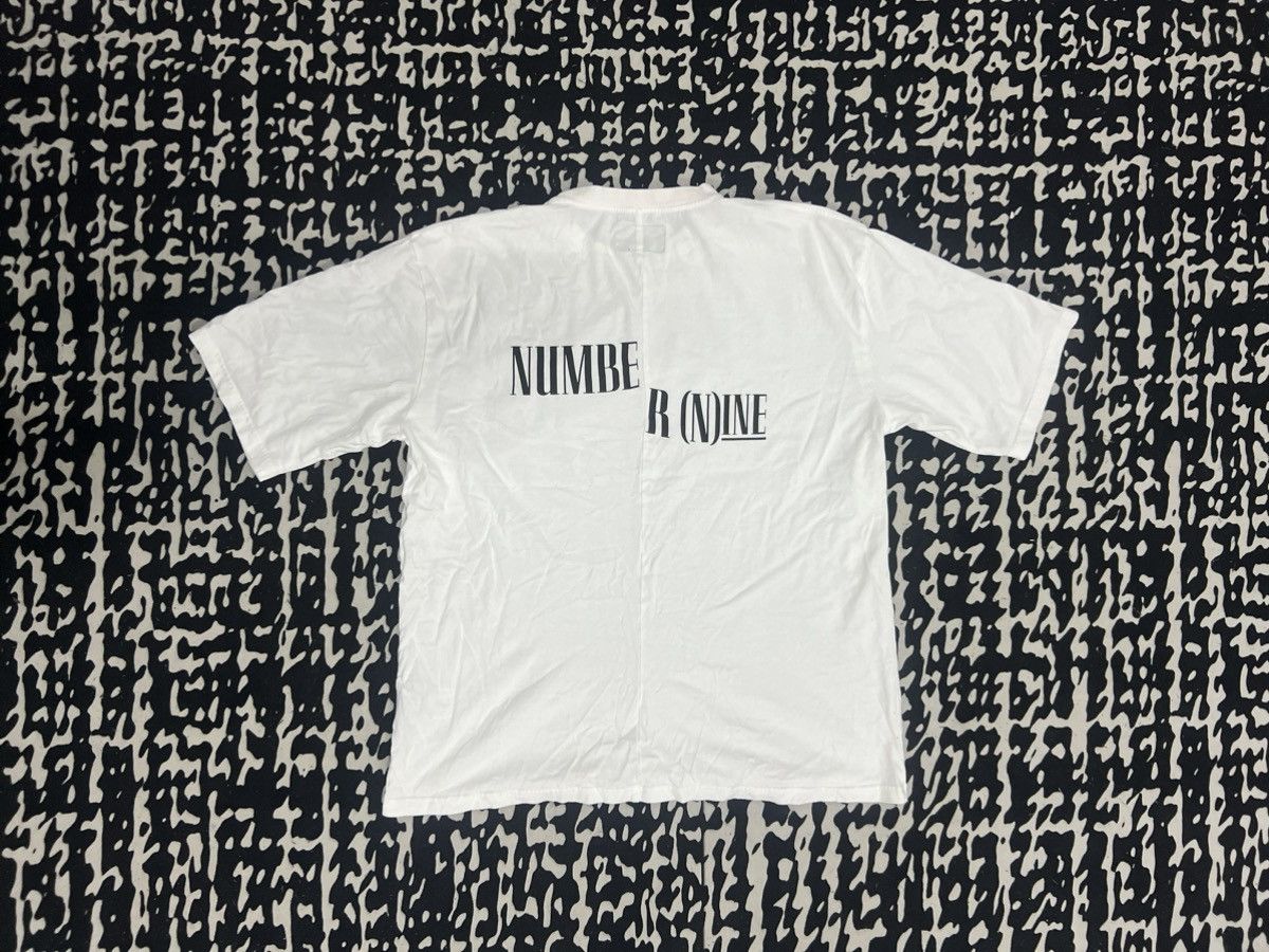 Number (N)ine Number N(ine) Spell Out white tee Size US XL / EU 56 / 4 - 3 Thumbnail