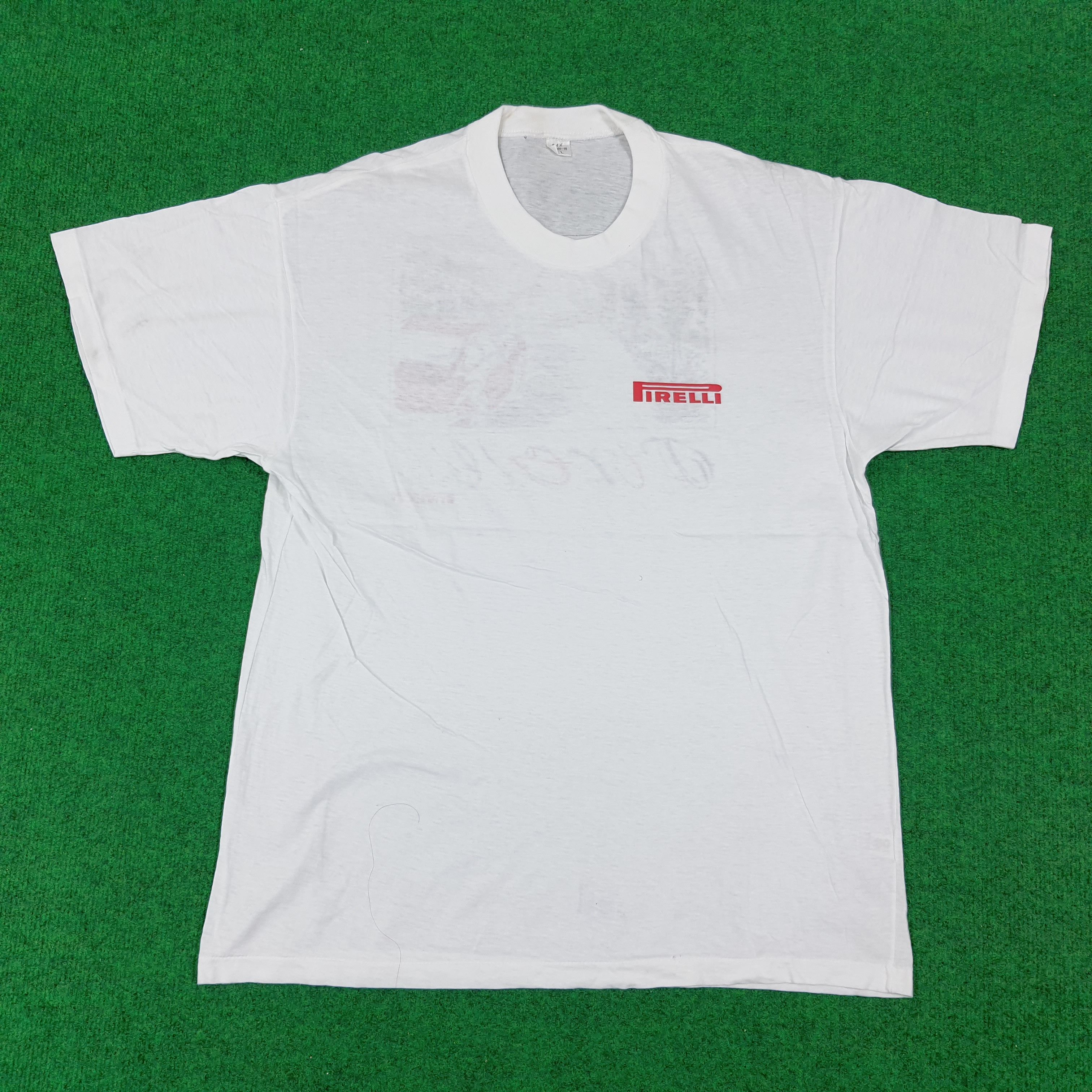 Pirelli × Vintage Vintage Pirelli Tyre Autopart Brand Motorsports Tshirt Size US M / EU 48-50 / 2 - 3 Thumbnail