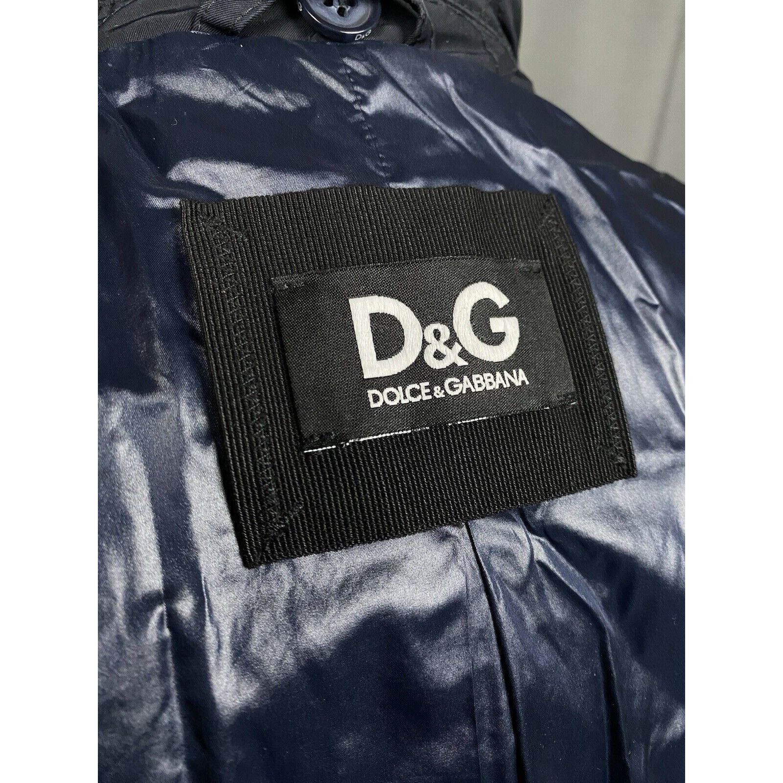 Dolce & Gabbana Dolce&Gabbana Men's Blue Quilted Sportcoat Jacket Size 50 Size US M / EU 48-50 / 2 - 10 Thumbnail