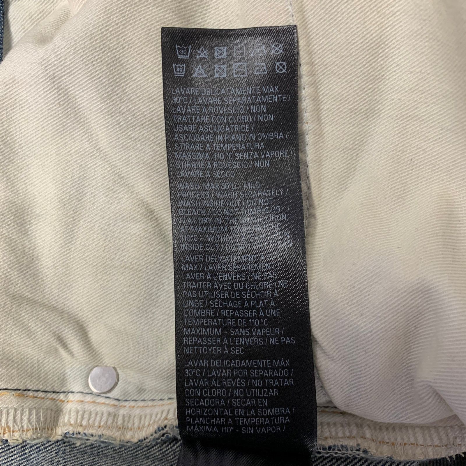 Balenciaga BALENCIAGA Size 2 Blue Mud Wash Cotton Denim Maxi Skirt Size 26" / US 2 / IT 38 - 12 Thumbnail