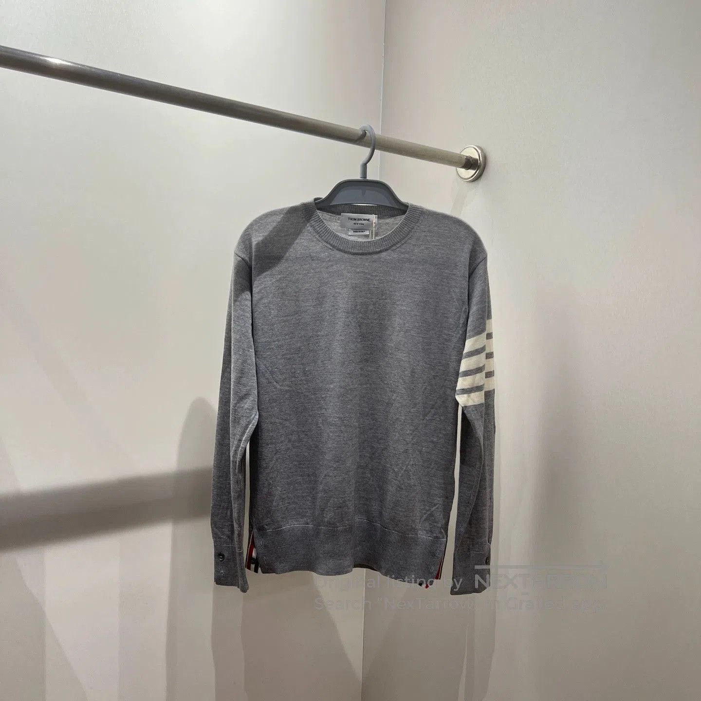 Thom Browne Thom Browne Classic 4-Bar Long Sleeve Sweater. Size US S / EU 44-46 / 1 - 1 Thumbnail