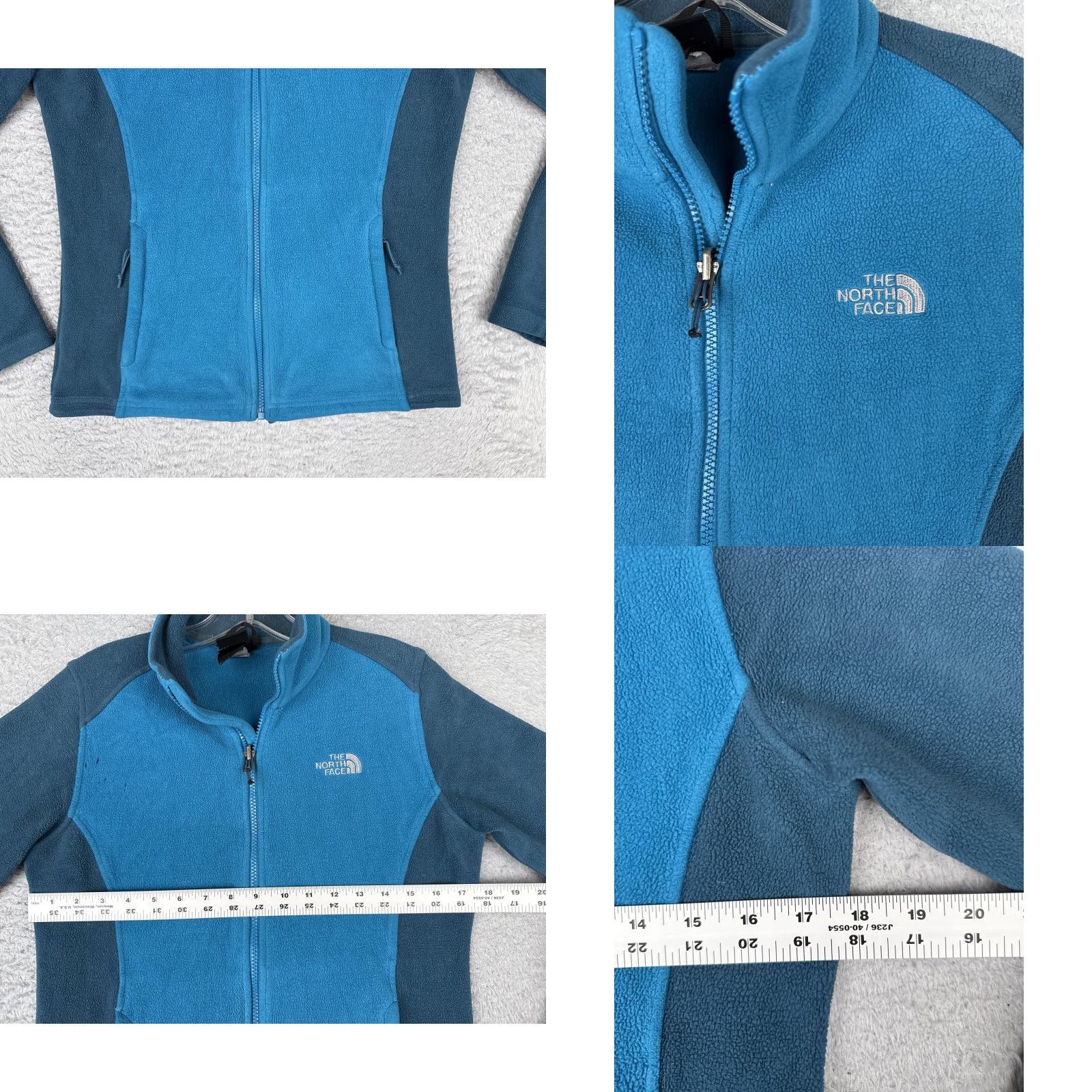 The North Face The North Face Jacket Womens Small Blue Fleece Full Zip Mock Neck Outdoor Hiking Size S / US 4 / IT 40 - 8 Thumbnail