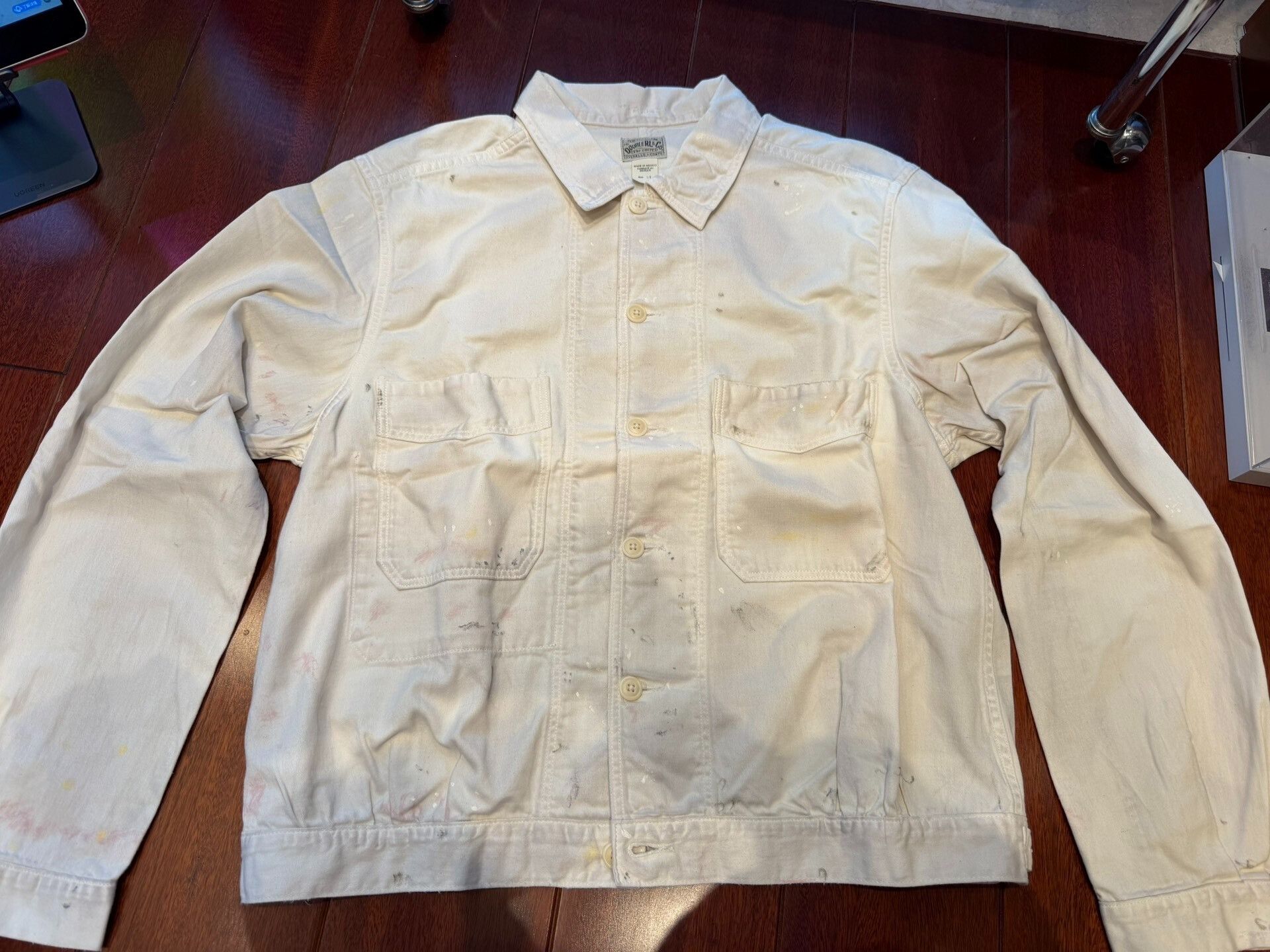 RRL New Splatter Jacket L Size