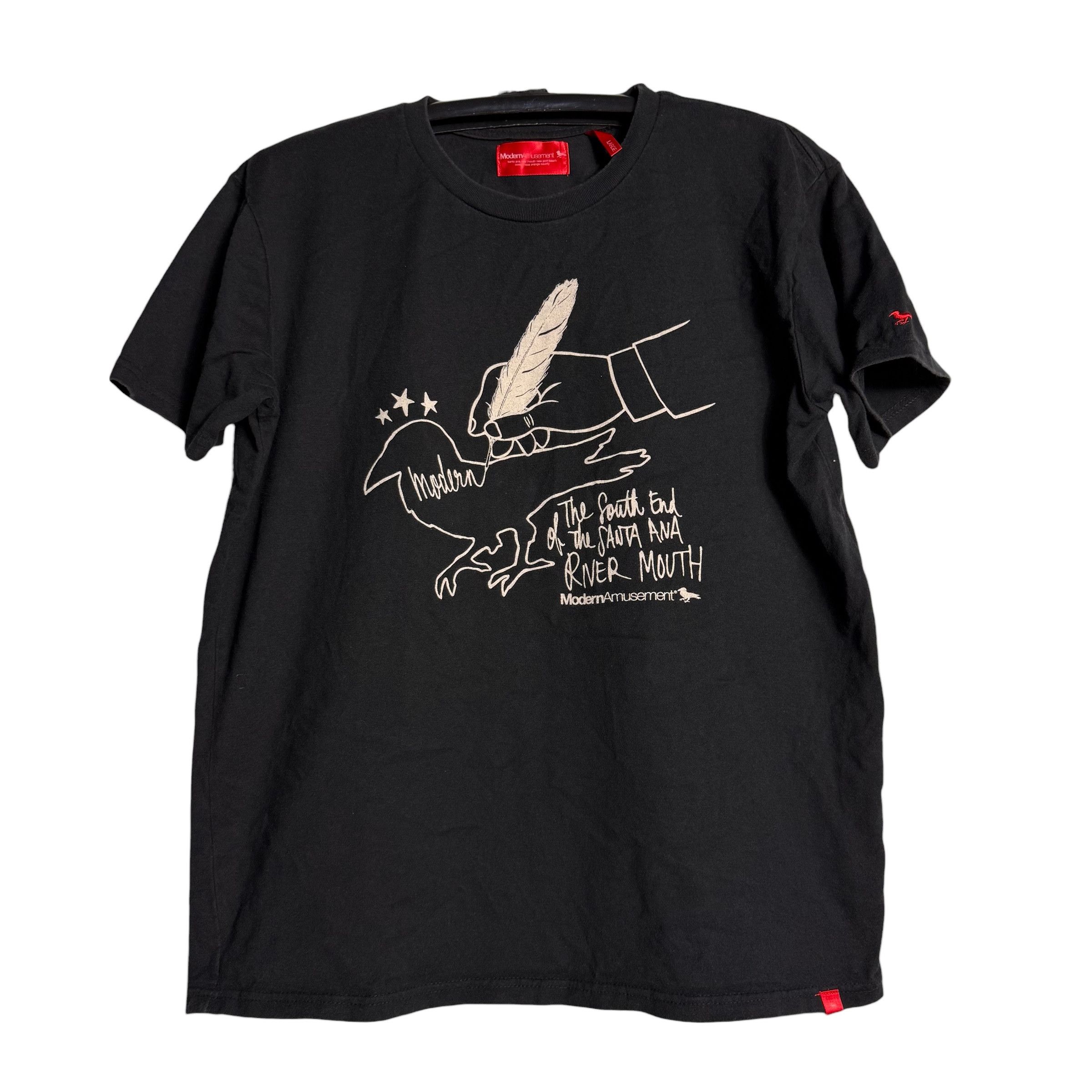 Modern Amusement 🔥RARE🔥Vintage Modern Amusement Spellout T-shirt Size US L / EU 52-54 / 3 - 1 Thumbnail