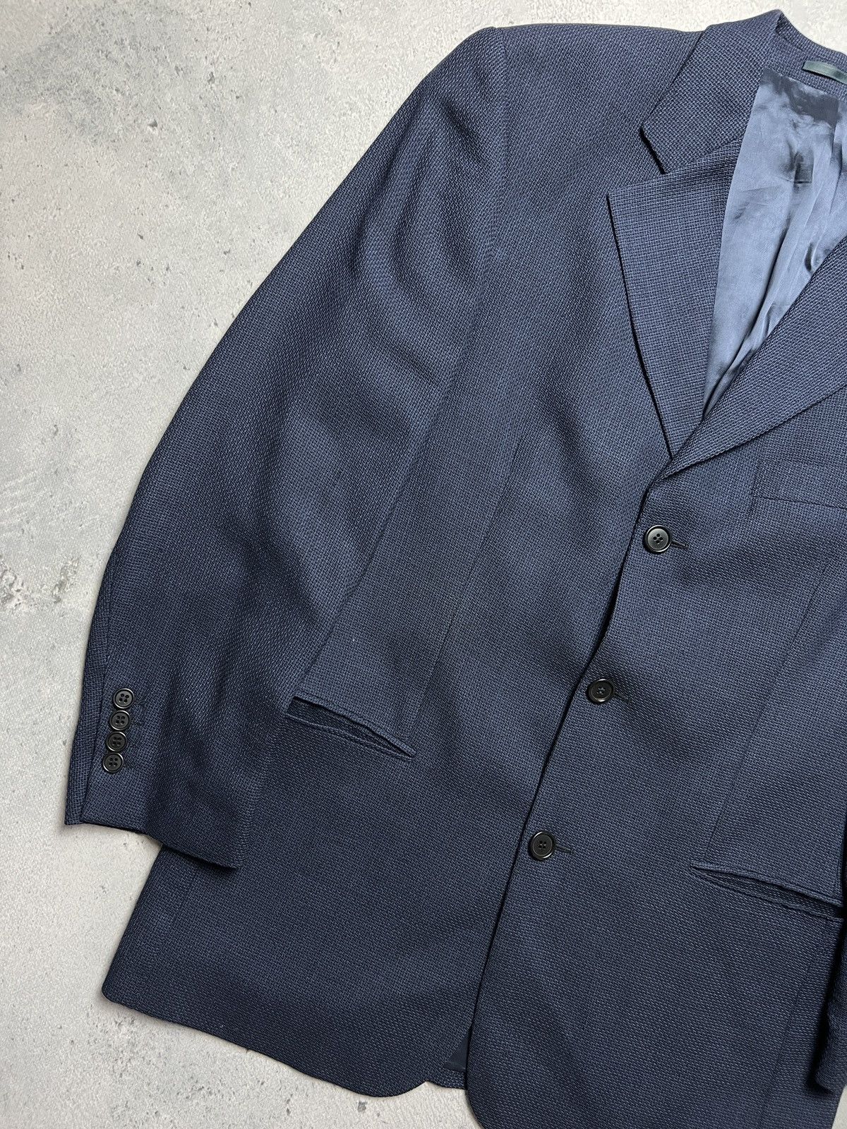 Hugo Boss Hugo Boss x Loro Piana vtg Wool Blazer Super Twister 110’s Size 48R - 9 Thumbnail
