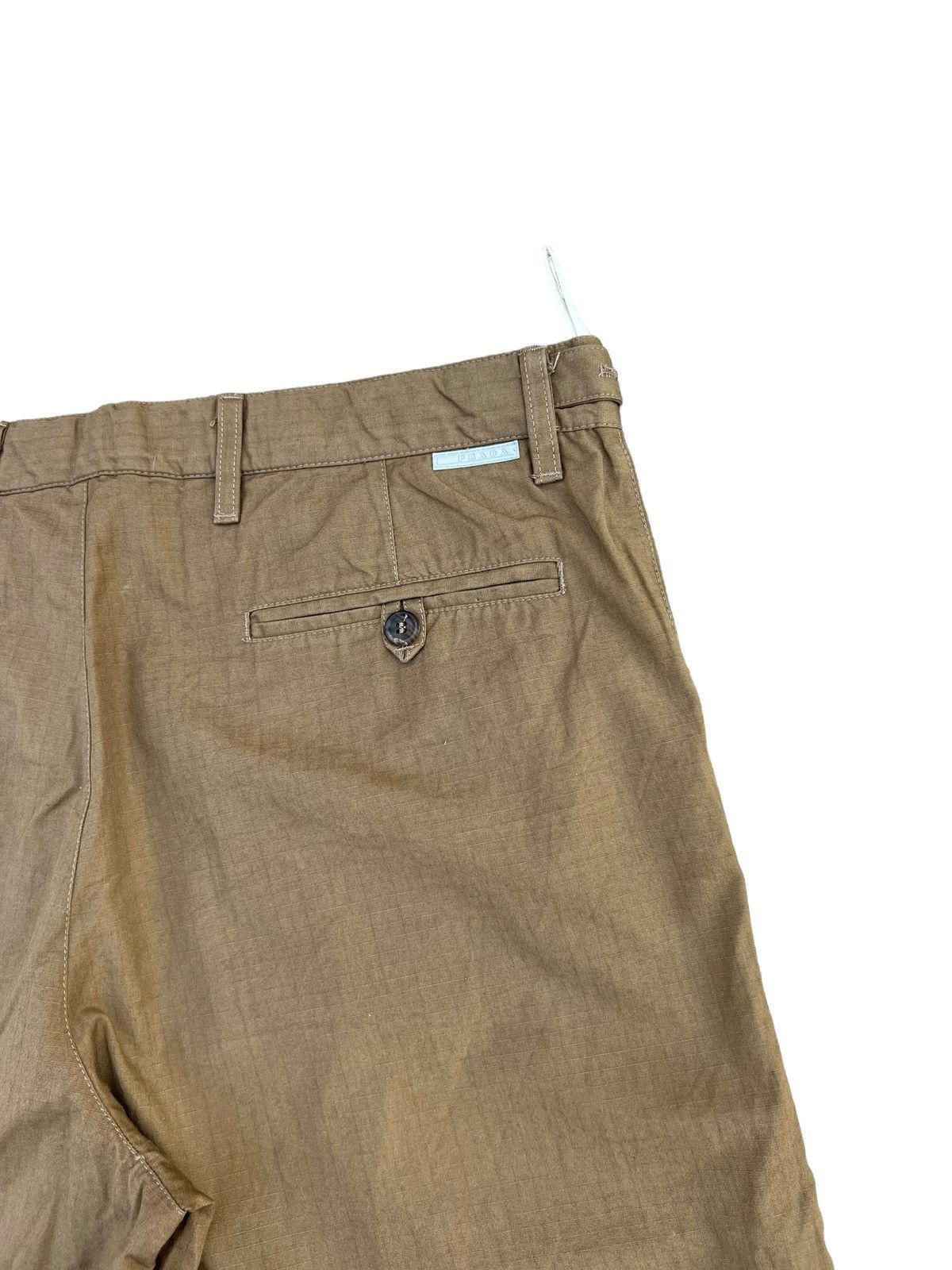 Prada Vintage Prada Ripstop Cotton Short Pant Size US 34 / EU 50 - 14 Thumbnail