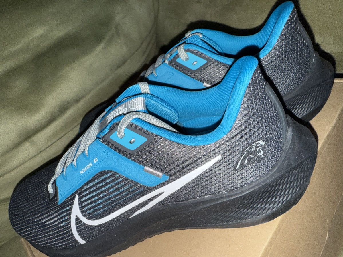 Nike Nike Air Zoom Pegasus 40 NFL “Carolina Panthers” New in Box! Size US 9.5 / EU 42-43 - 1 Thumbnail