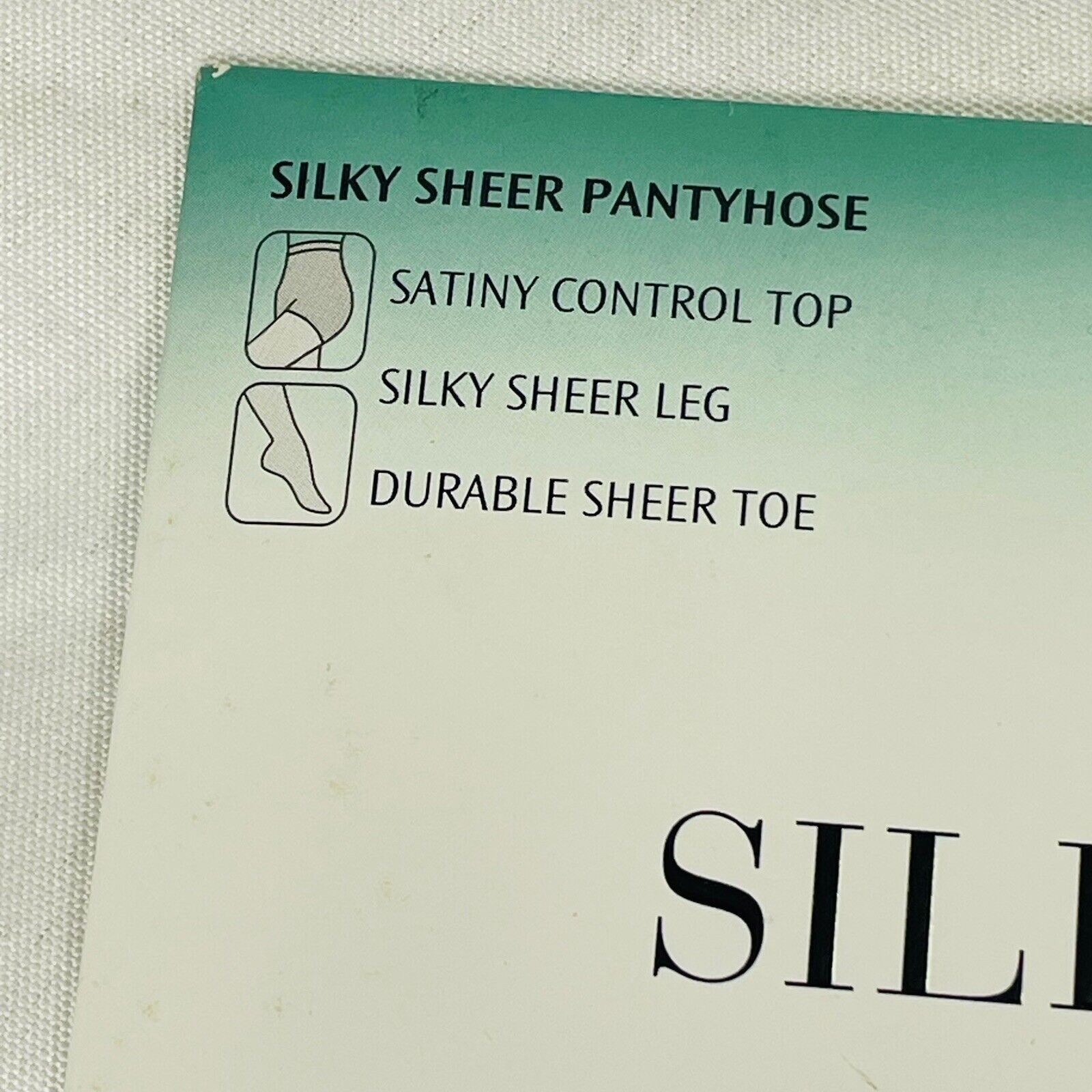 JCPenney JCPenney Sheer Caress Silky Sheer Pantyhose Long Navy Blue V Size ONE SIZE - 3 Thumbnail