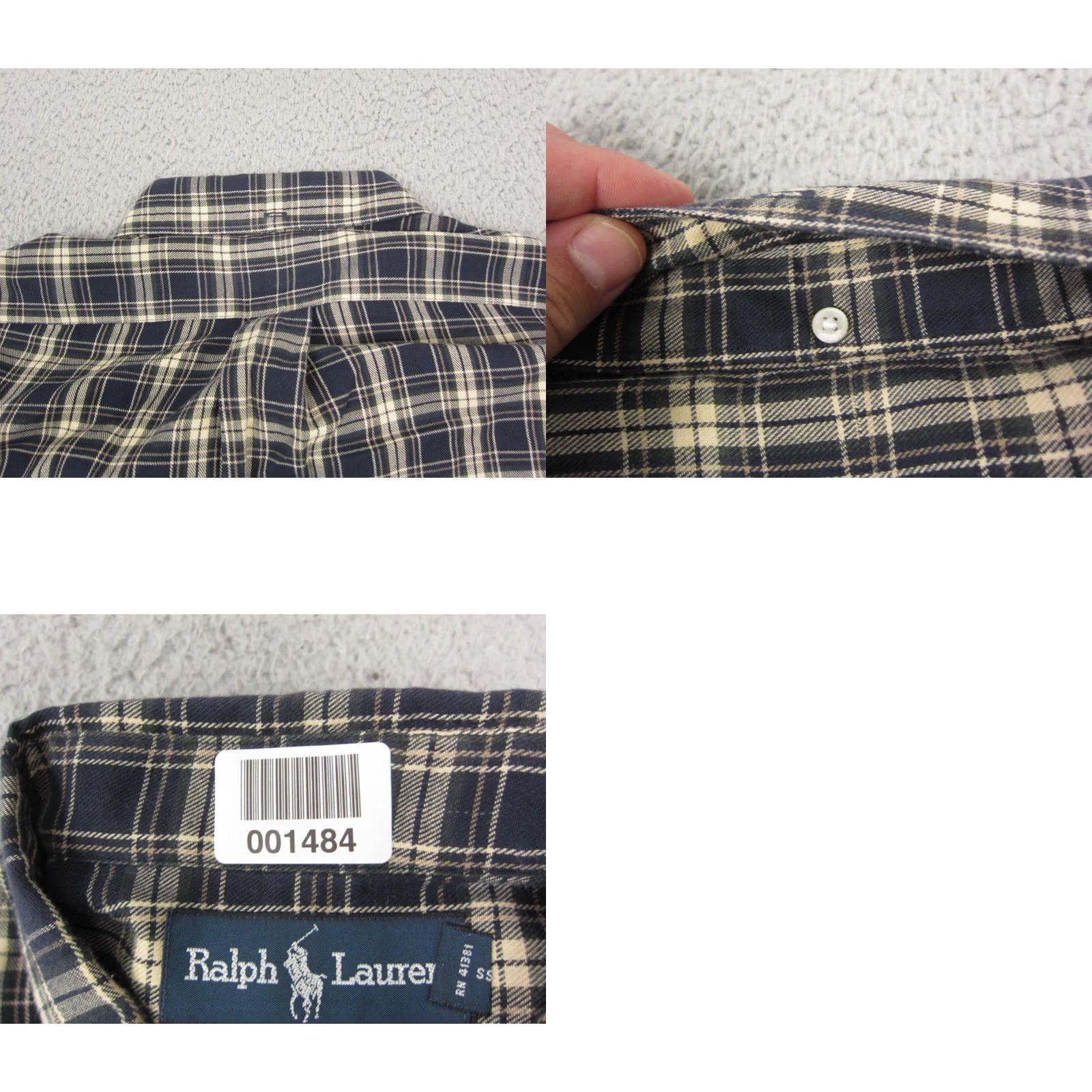 Ralph Lauren VINTAGE Ralph Lauren Shirt Adult Large L Blue Brown Pony McMeel Mens Rugby 90s Classic Retro Size US L / EU 52-54 / 3 - 9 Thumbnail