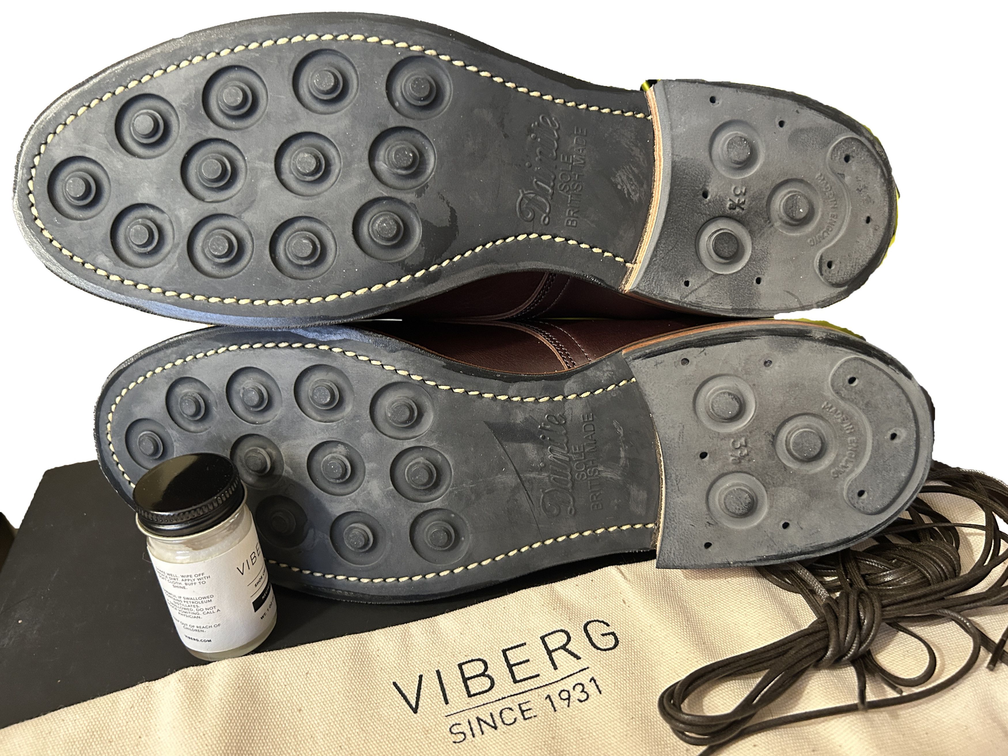 Viberg Service Boots Brown Derby Snuff Calf Leather 2020 Chukka Size US 9 / EU 42 - 6 Thumbnail