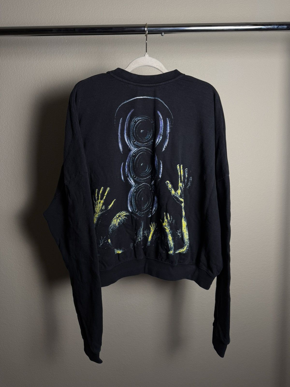 HELLSTAR HELLSTAR “Live” Crewneck Sweater Size US M / EU 48-50 / 2 - 2 Thumbnail