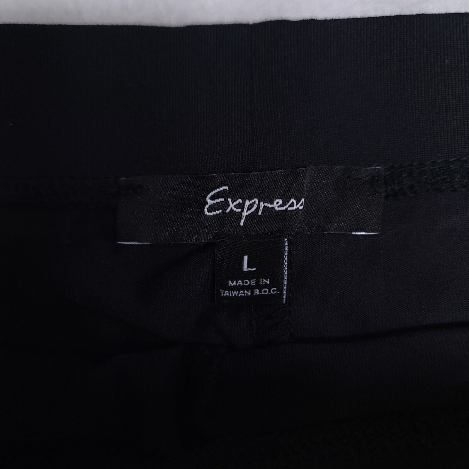 Express Express Casual Dark Wash Pants Womens Size Large L Black Size 34" / US 12 / IT 48 - 4 Thumbnail
