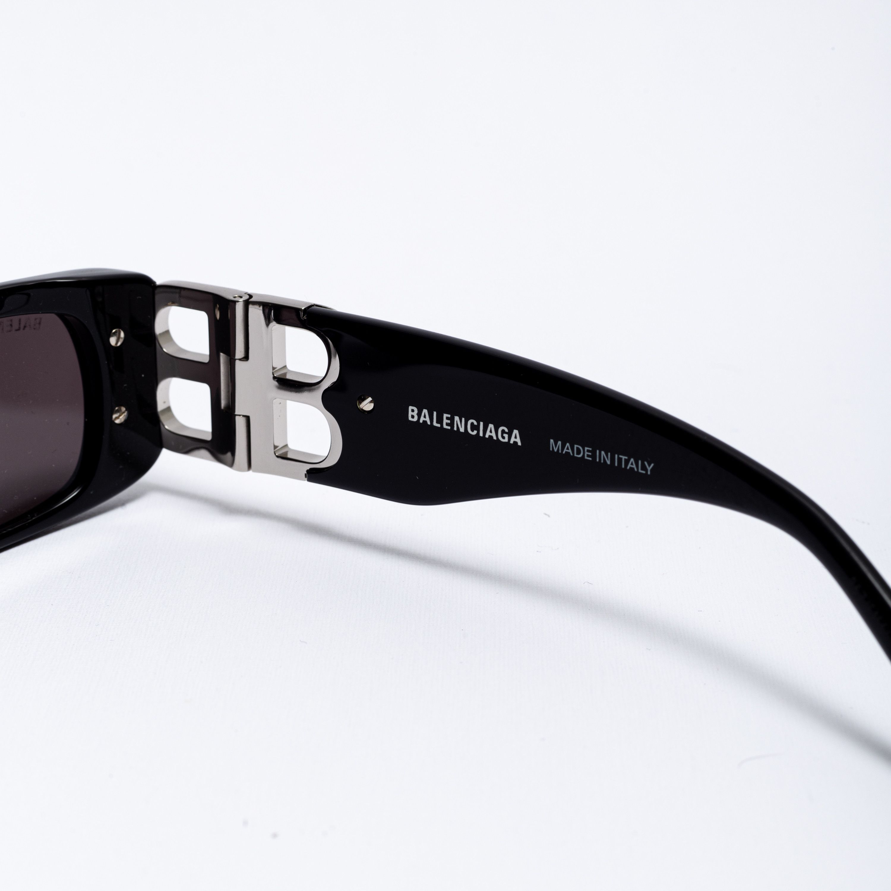 Balenciaga BALENCIAGA BB0096S 017 Sunglasses BLACK/SILVER Size ONE SIZE - 5 Thumbnail