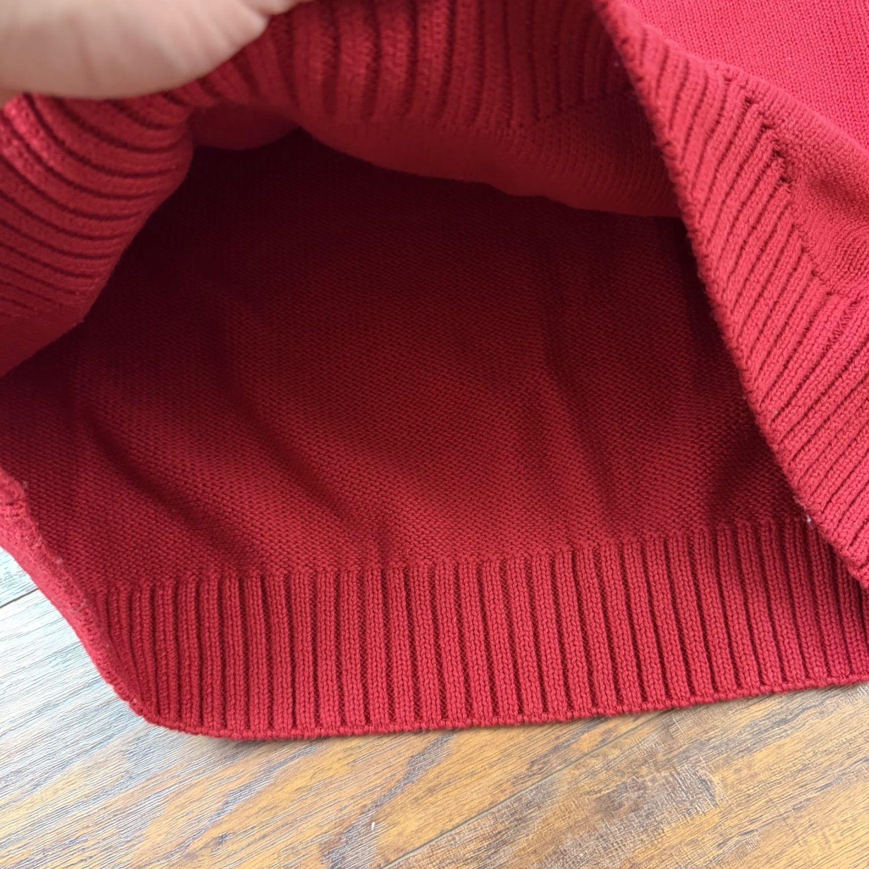 Chaps Chaps Ralph Lauren Sweater Mens M Red Nordic 1/4 Zip Knit Winter Classic Size US M / EU 48-50 / 2 - 3 Thumbnail