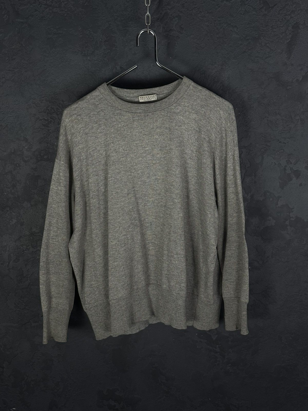 Brunello Cucinelli BRUNELLO CUCINELLI Cashmere Elbow Patch Sweater Size US M / EU 48-50 / 2 - 4 Thumbnail