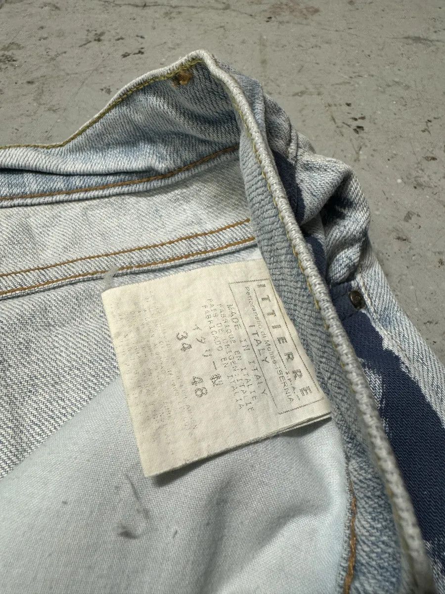 Just Cavalli 2000s Cavalli Blue Blurred Denim Jeans Size US 32 / EU 48 - 9 Thumbnail
