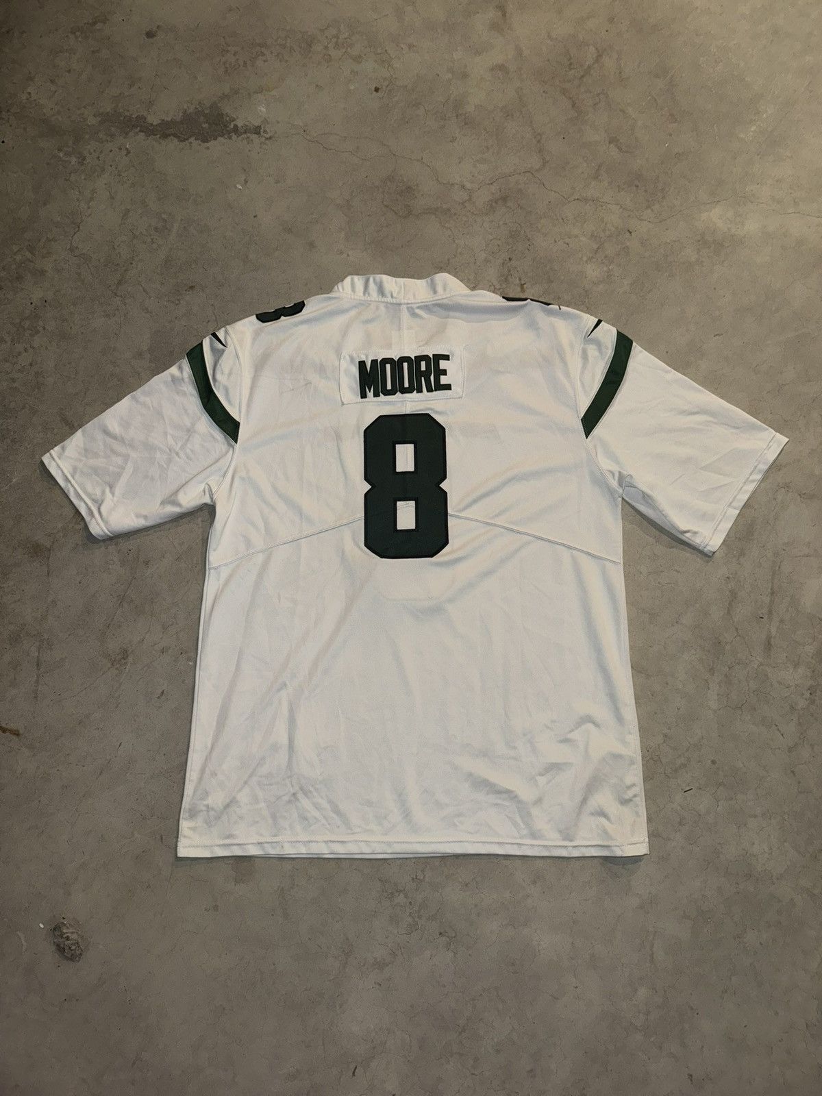NFL × Nike Nike New York NY Jets Elijah Moore Football Jersey #8 Size US XXL / EU 58 / 5 - 2 Thumbnail