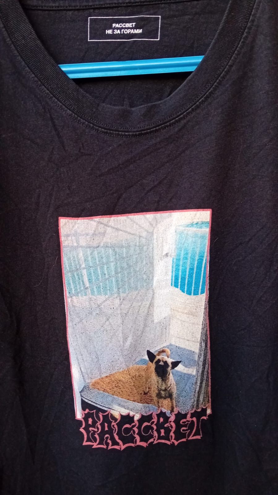 Gosha Rubchinskiy × PACCBET PACCBET Rassvet Gosha Rubchinskiy Dog Print tee Не За Горами Size US L / EU 52-54 / 3 - 4 Thumbnail