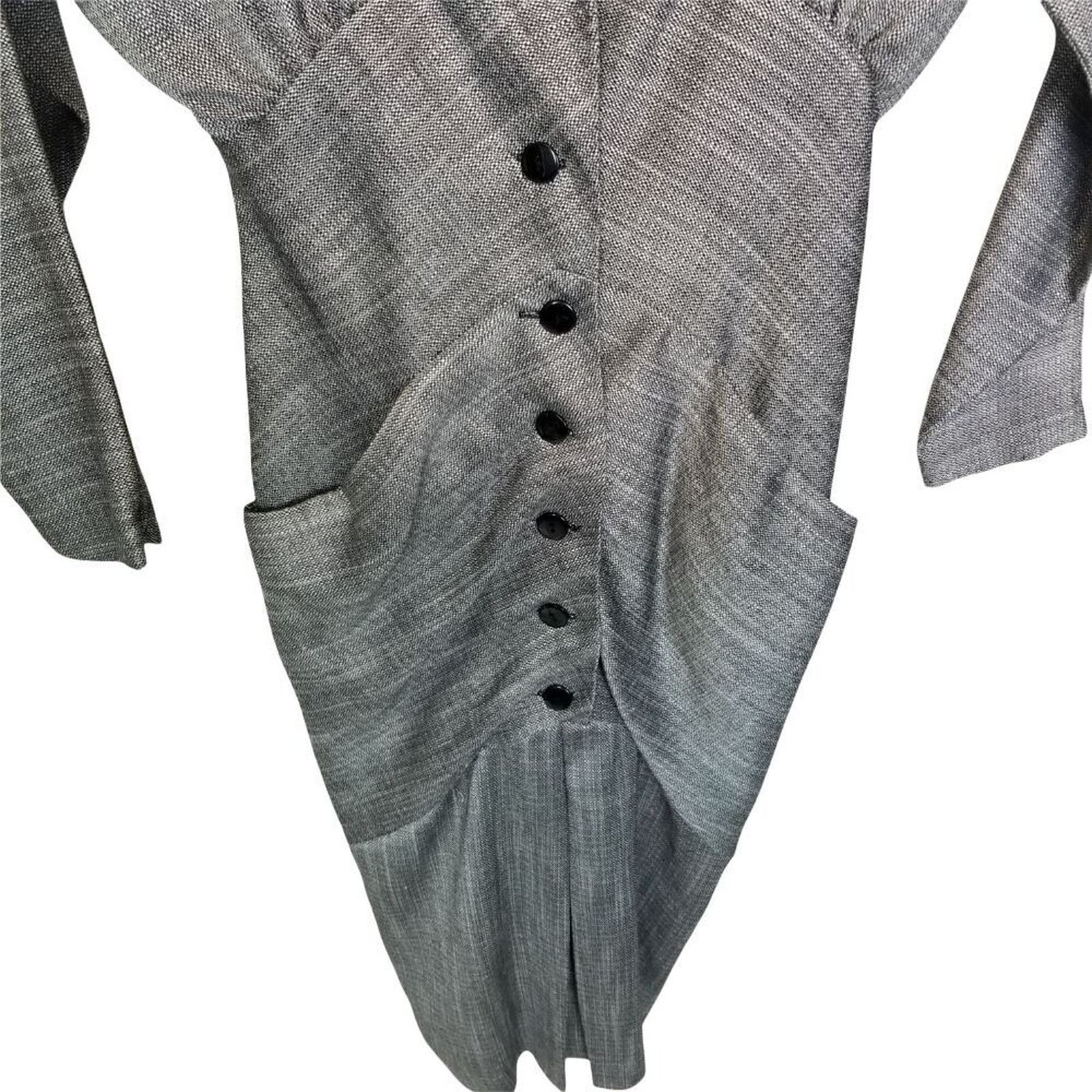 Vintage Vintage Regina Kravits Womens Midi Sheath Dress Sz 6 Career Size M / US 6-8 / IT 42-44 - 3 Thumbnail