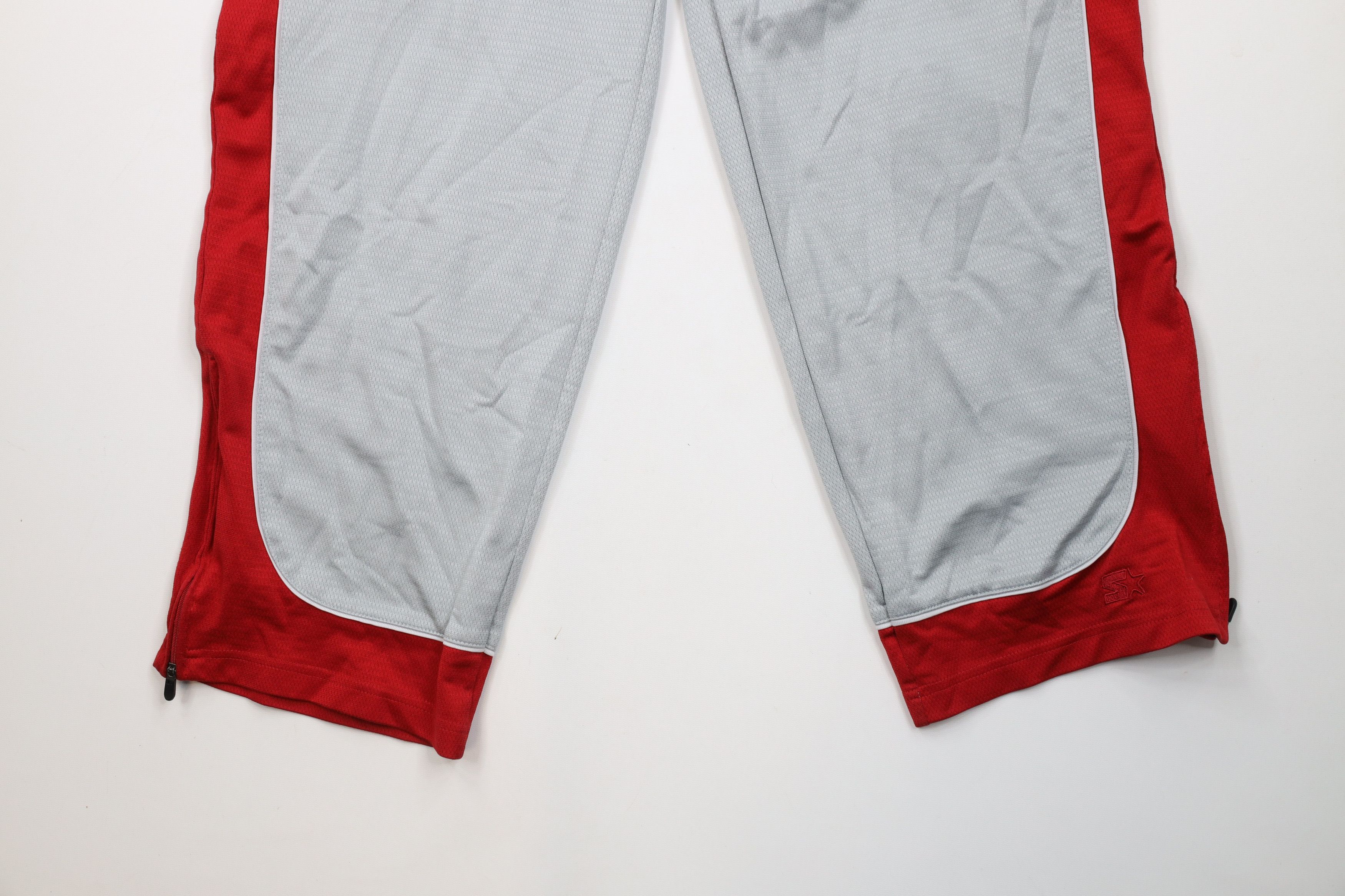 Starter × Vintage Vintage 90s Starter Knit Wide Leg Sweatpants Pants Gray Size US 36 / EU 52 - 4 Thumbnail