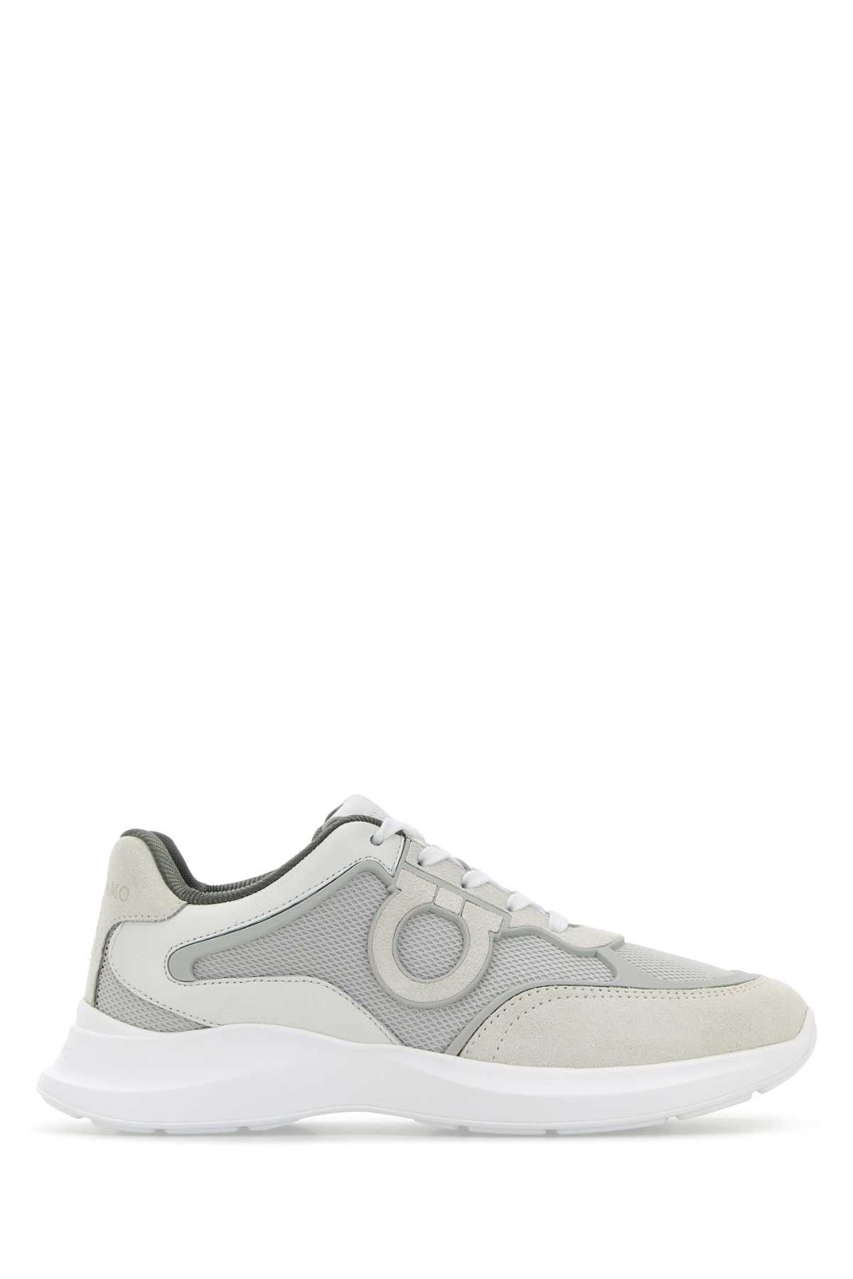 スニーカー FERRAGAMO SNEAKER (029826779355M BIANCOOTT) Salvatore Ferragamo Salvatore Ferragamo Man Sneakers
